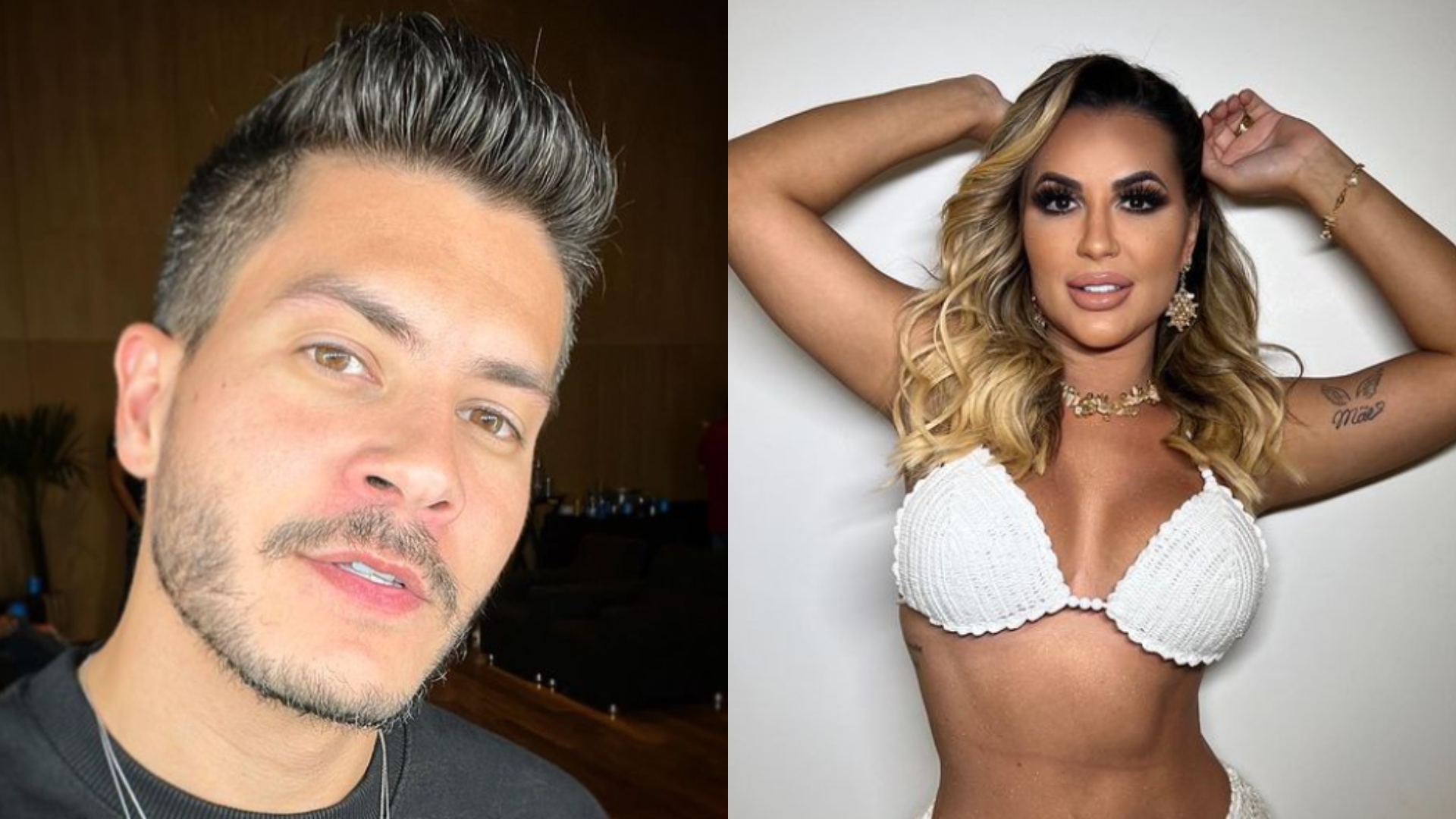 Arthur Aguiar dá detalhes de encontro com Deolane Bezerra