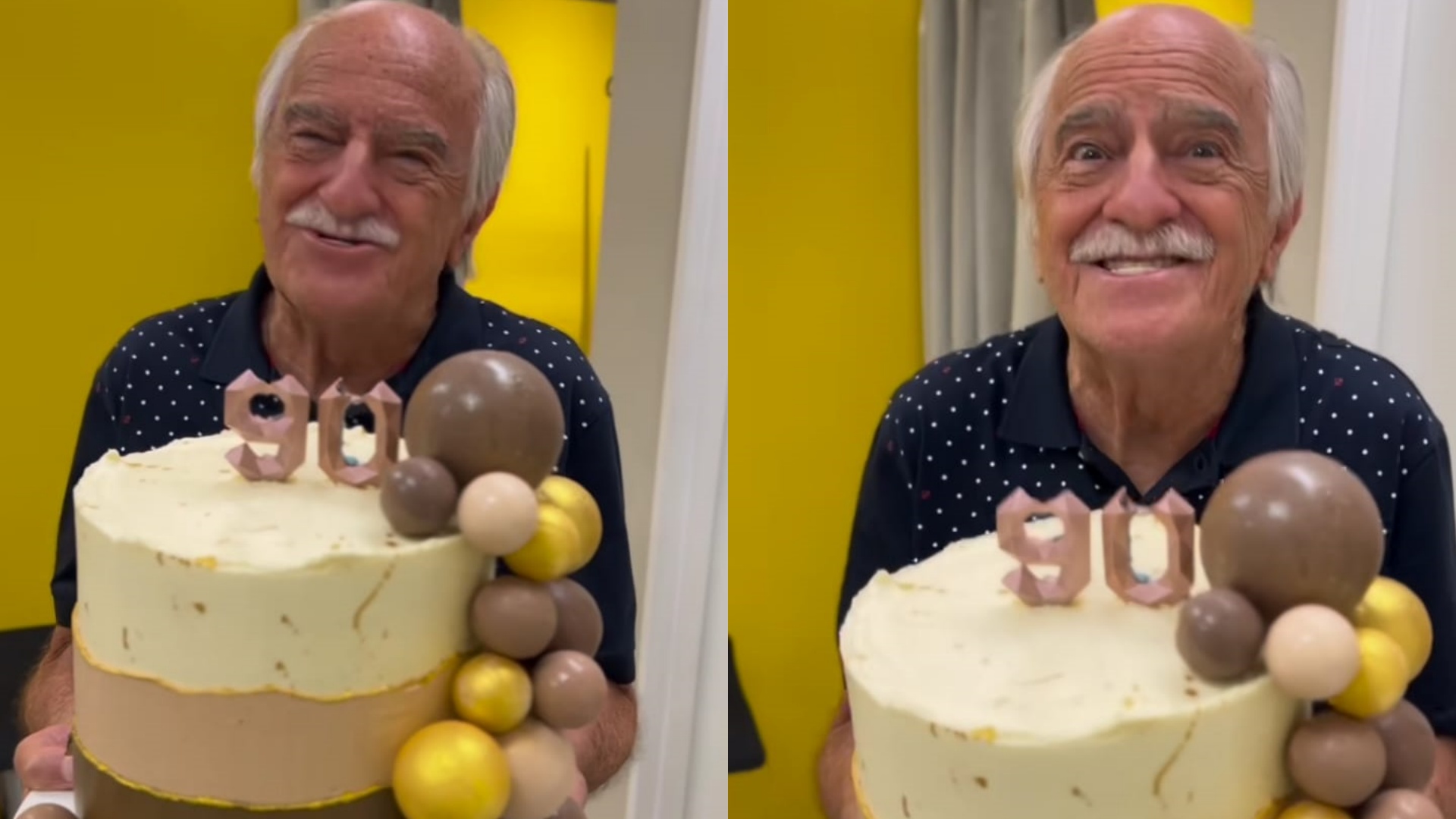 Ary Fontoura completa 90 anos e recebe mensagens de carinho dos famosos: “Celebre muito”