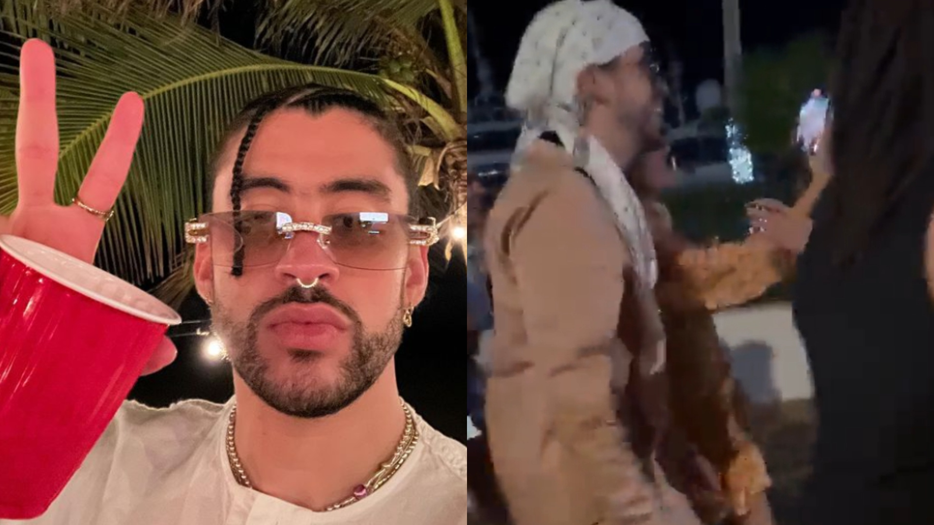 Bad Bunny arremessa celular de fã longe após ela gravar ele sem permissão