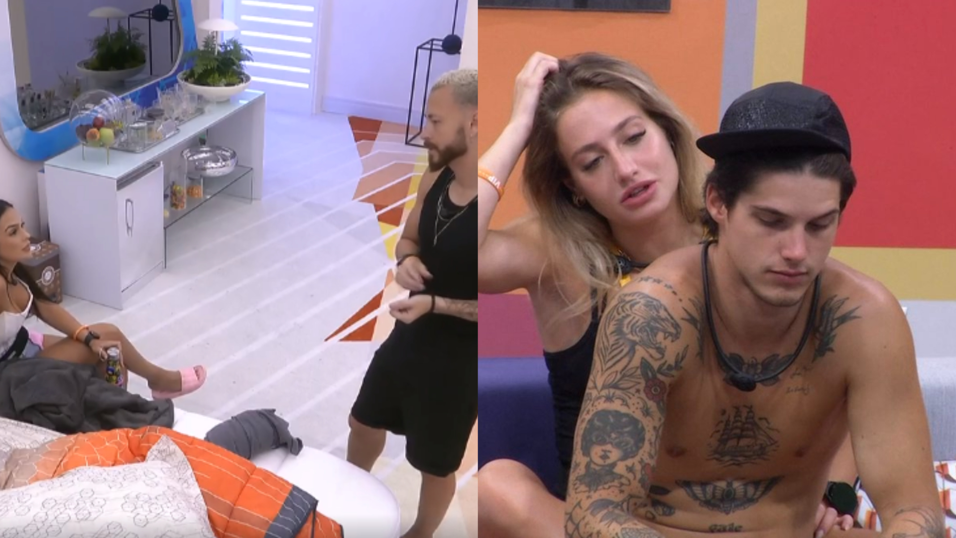 BBB 23: Fred e Larissa comentam sobre relacionamento de Bruna Griphao e Gabriel no jogo