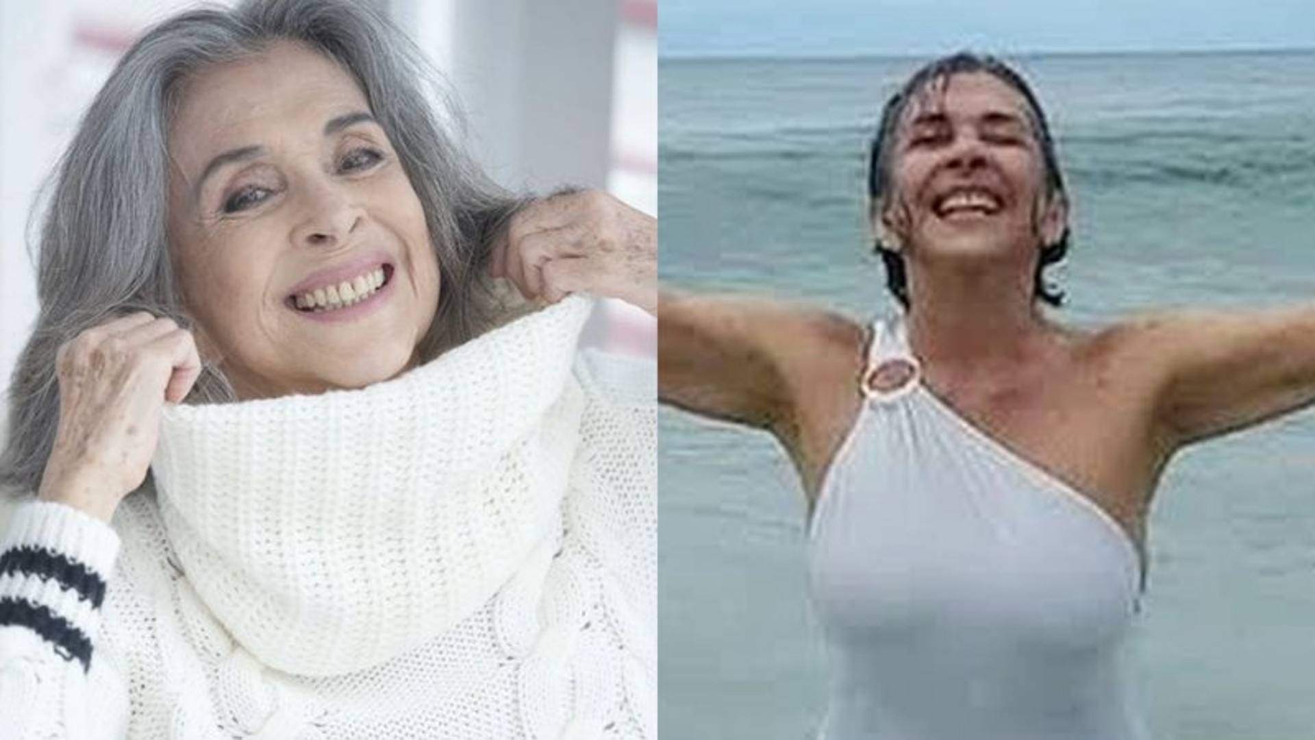 Betty Faria abre 2023 com maiô branco e desenha corpão: “Abençoada”