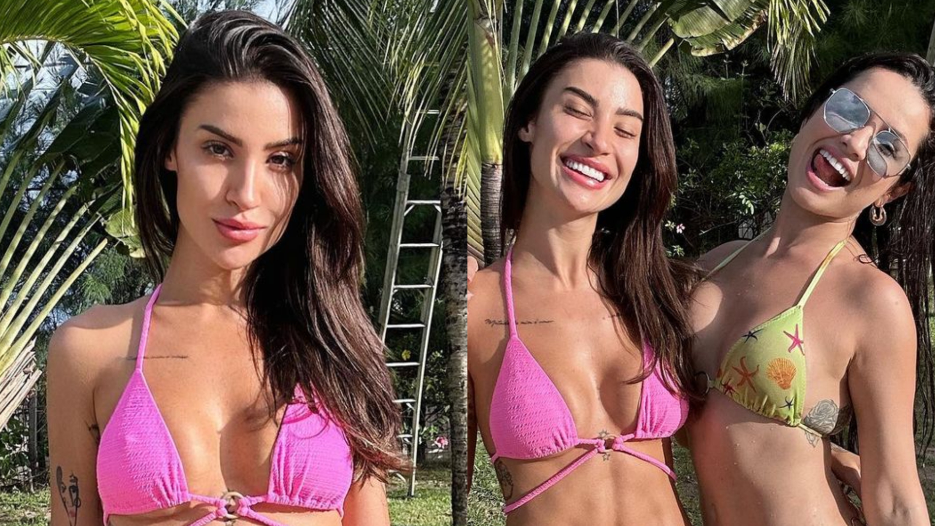 Bianca Andrade chama atenção ao exibir corpão em cliques de biquíni: ”Que shape”