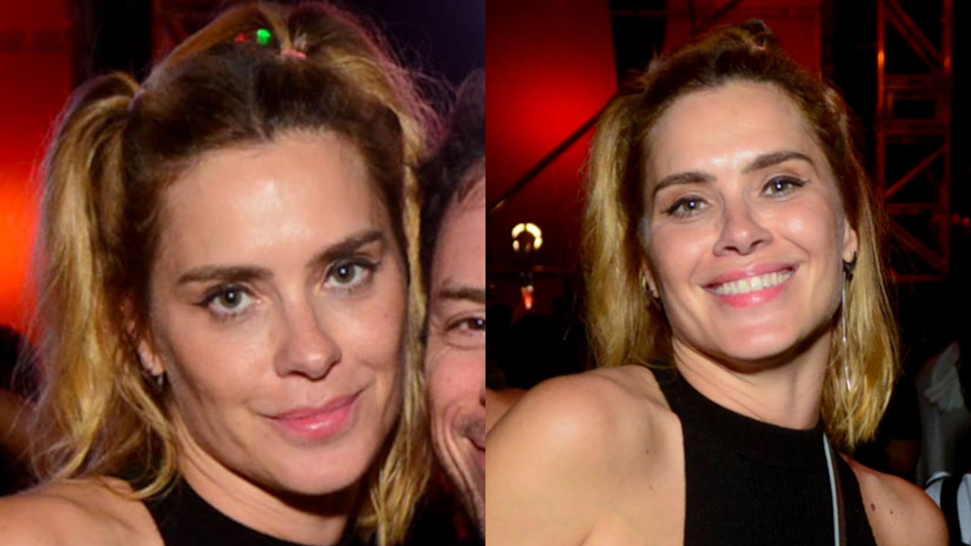 Carolina Dieckmann extravasa e se joga na noitada com o marido, Tiago Worcman