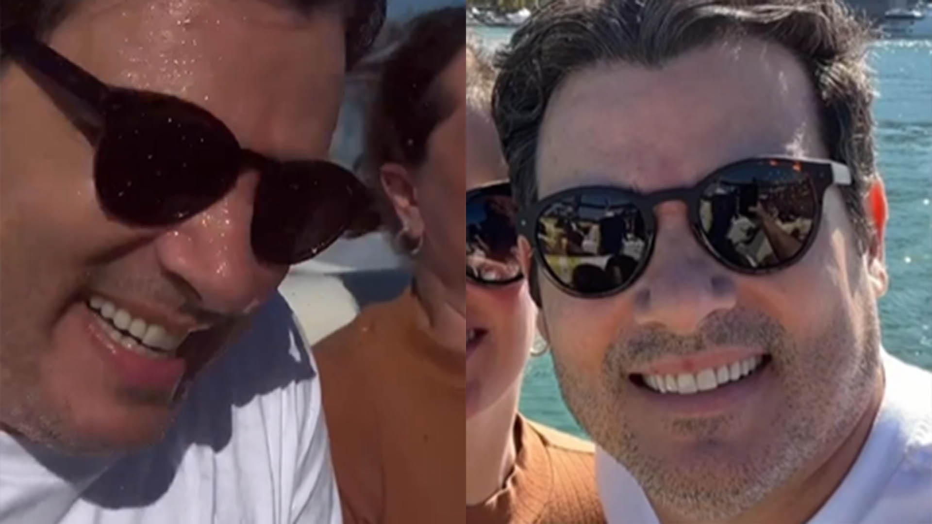 Celso Portiolli faz rara aparição com a esposa em novo vídeo