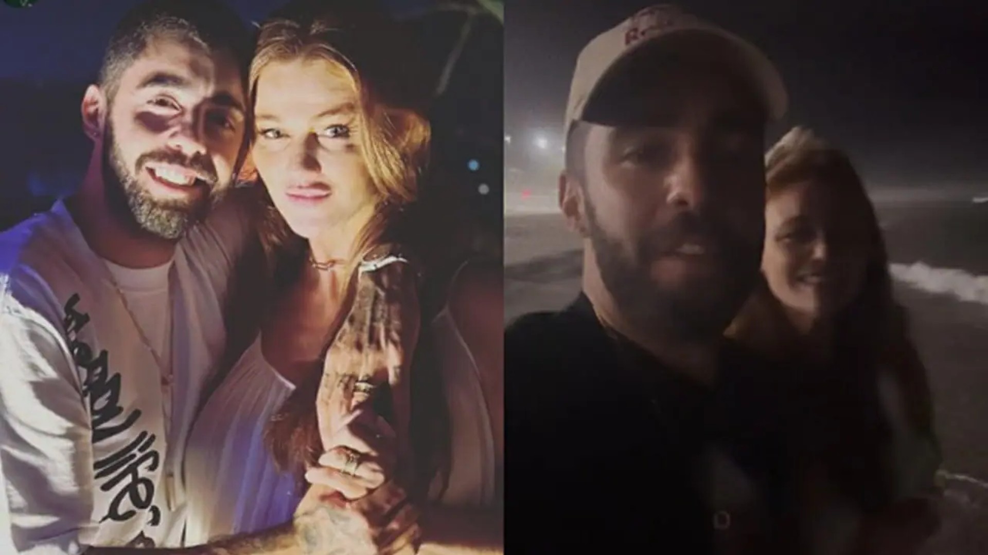 Pedro Scooby e Cíntia Dicker pulam sete ondas para comemorar notícia sobre filha