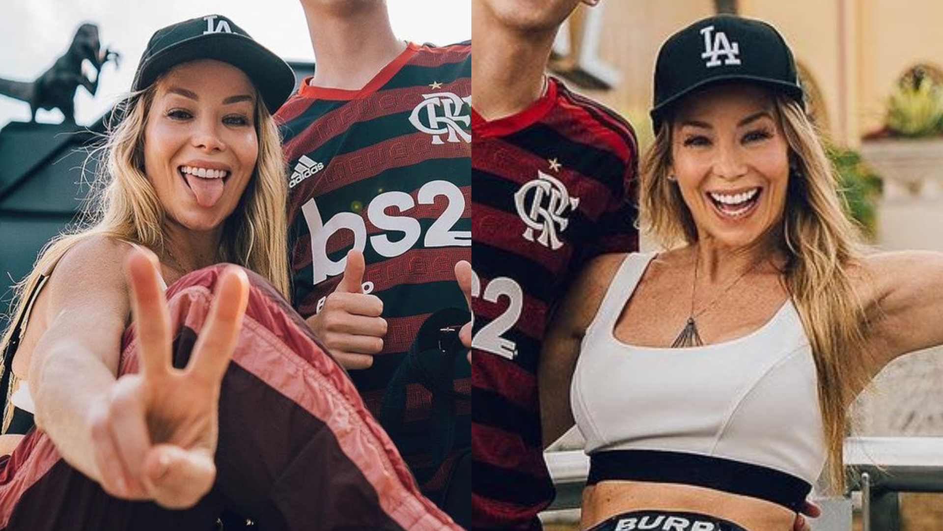 Danielle Winits comemora 15 anos do filho em Orlando e web destaca: ”Como está enorme”
