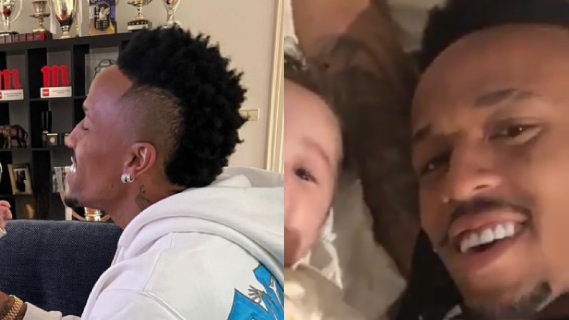 Éder Militão encanta seguidores ao surgir ao lado de filha, Cecília