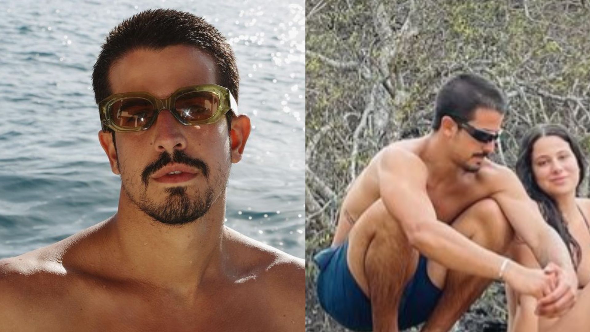 Enzo Celulari surge em foto raríssima com a irmã, Sophia Raia em Fernando de Noronha