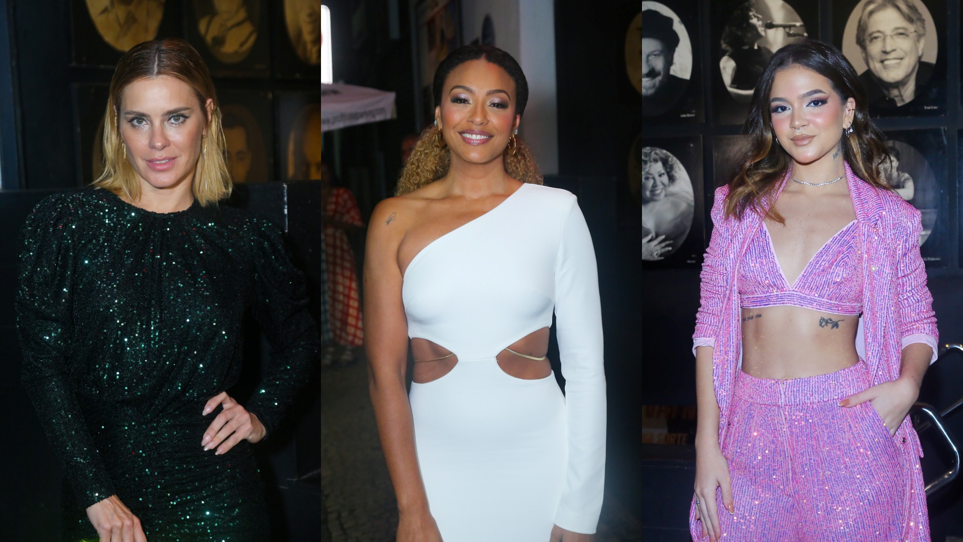 Com looks poderosos, elenco de ‘Vai na Fé’ se reúne em festa de lançamento da novela