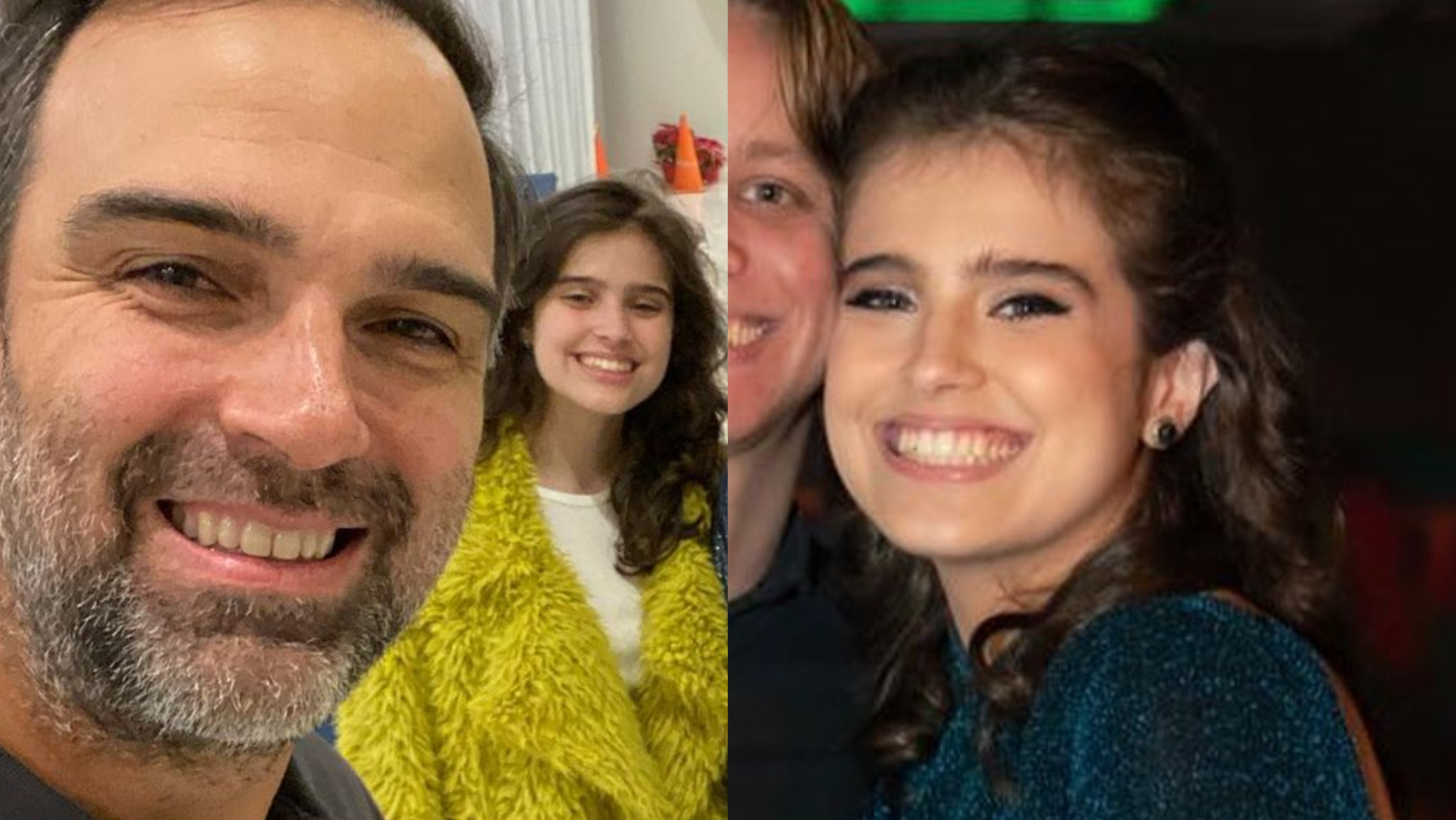 Filha de Tadeu Schmidt celebra um ano de namoro: ”Melhor companheiro do mundo”
