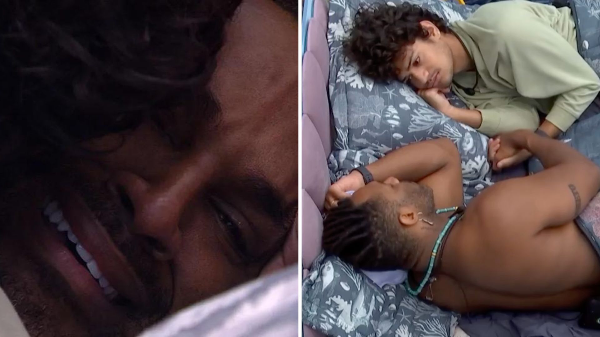 BBB23: Na cama com brother, Fred Nicácio critica corpo de sister e chora: “Muito ruim”
