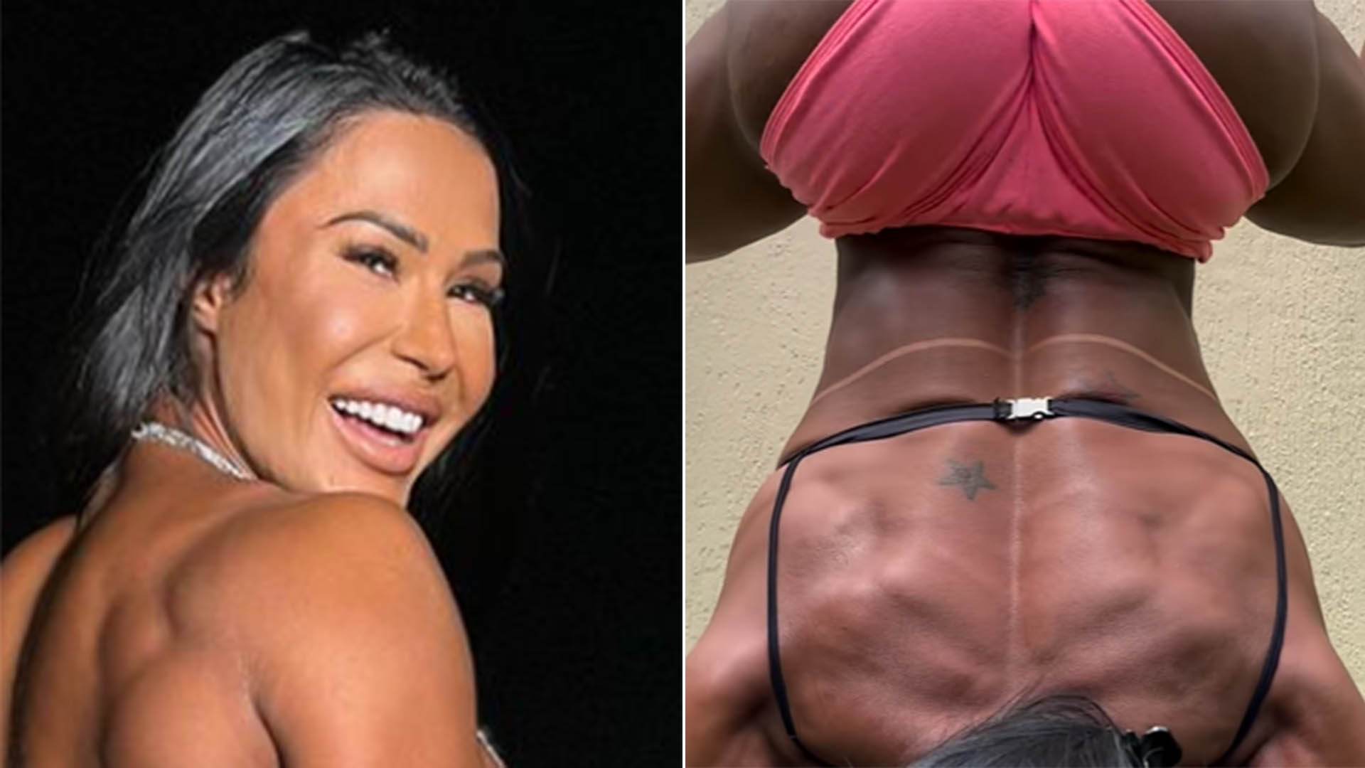 De ponta-cabeça, Gracyanne Barbosa rebola o bumbum em vídeo inesperado
