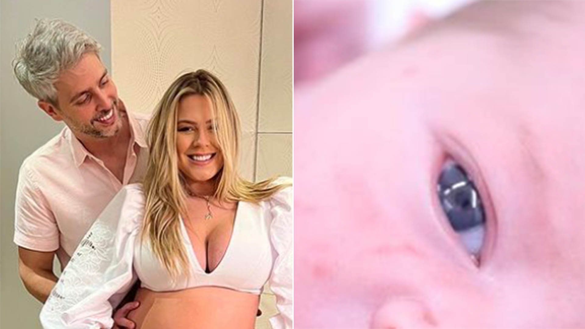 Ex-BBB Isabella Cecchi dá à luz Beatriz e mostra o rosto da filha
