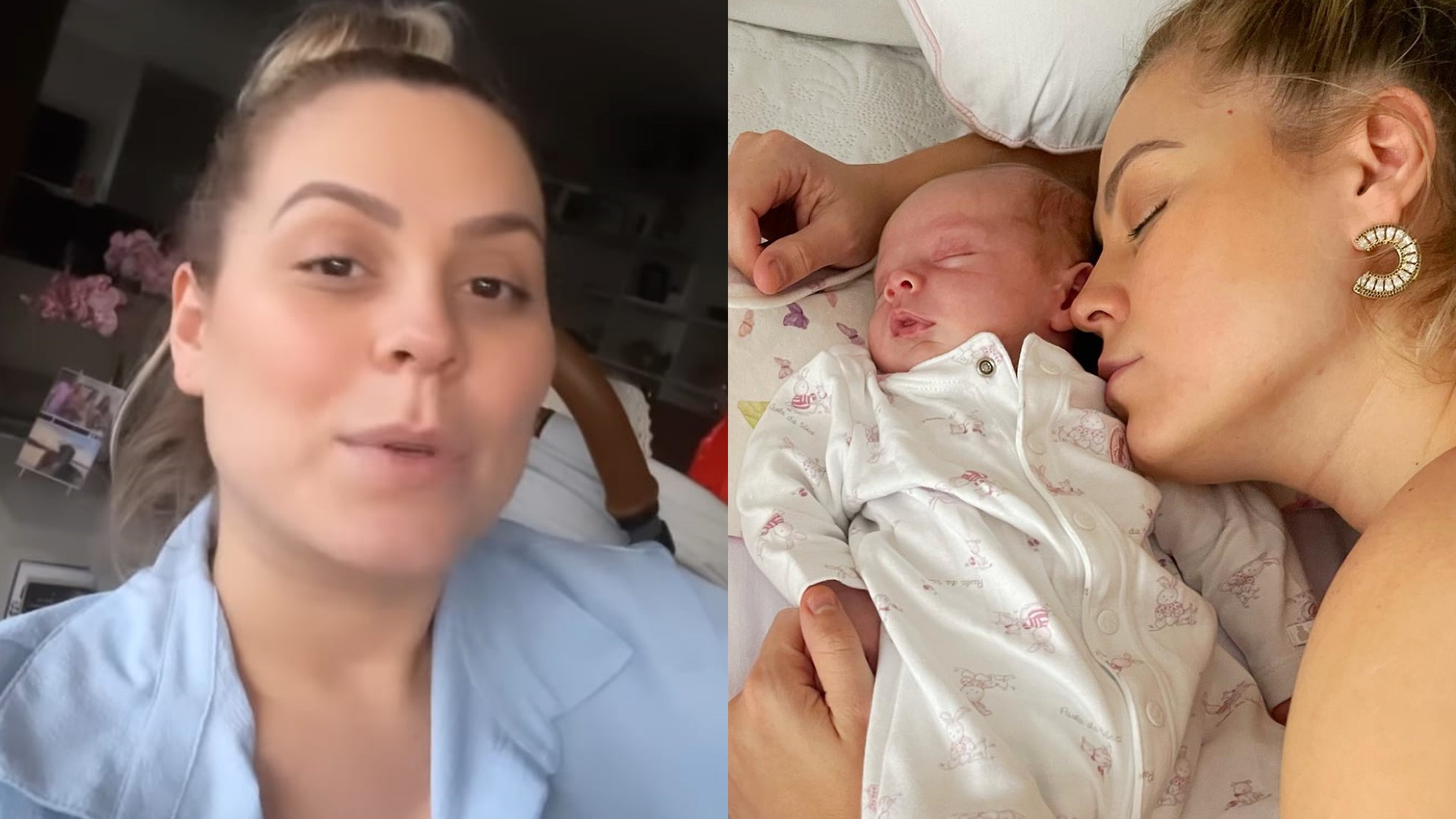 Após revelar problema de saúde da filha, Ex-BBB Isabella Cecchi agradece apoio: “Em breve Bia estará 100%”