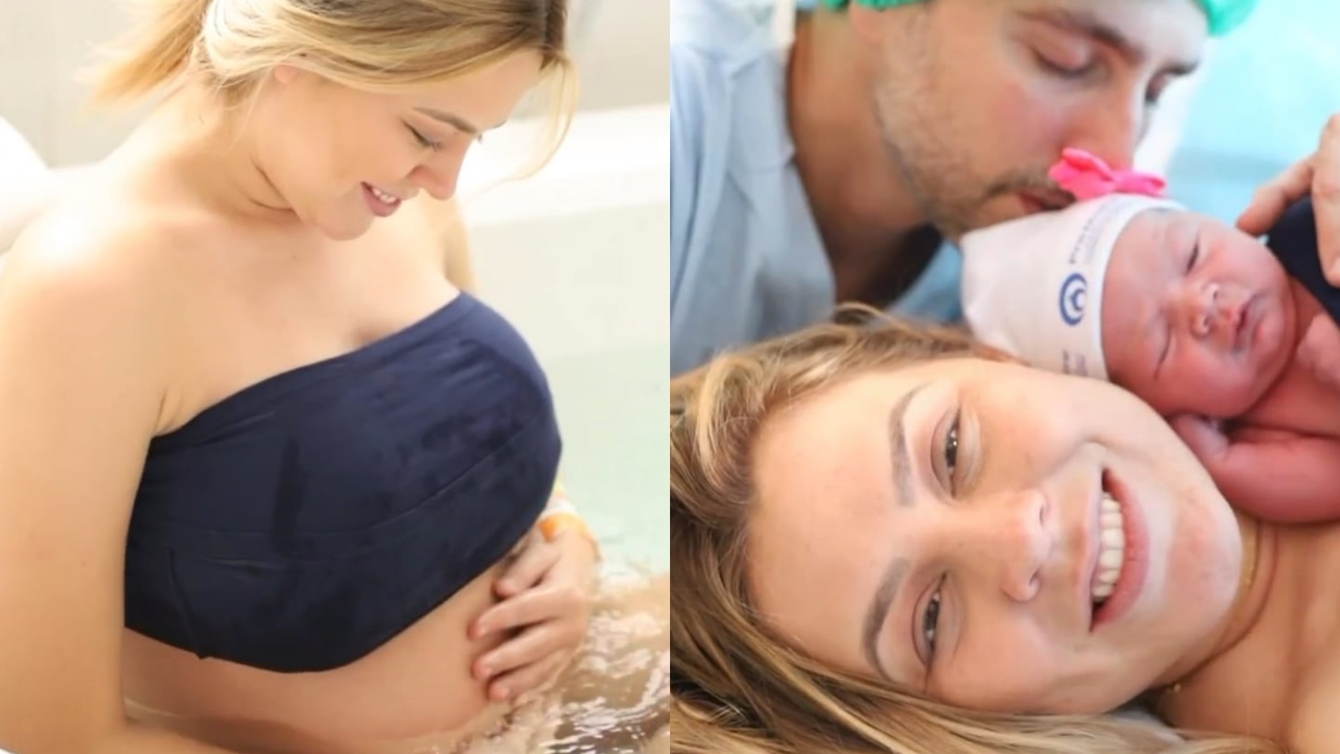 Ex-BBB Isabella Cecchi mostra detalhes do parto da filha: “O dia mais feliz das nossas vidas”