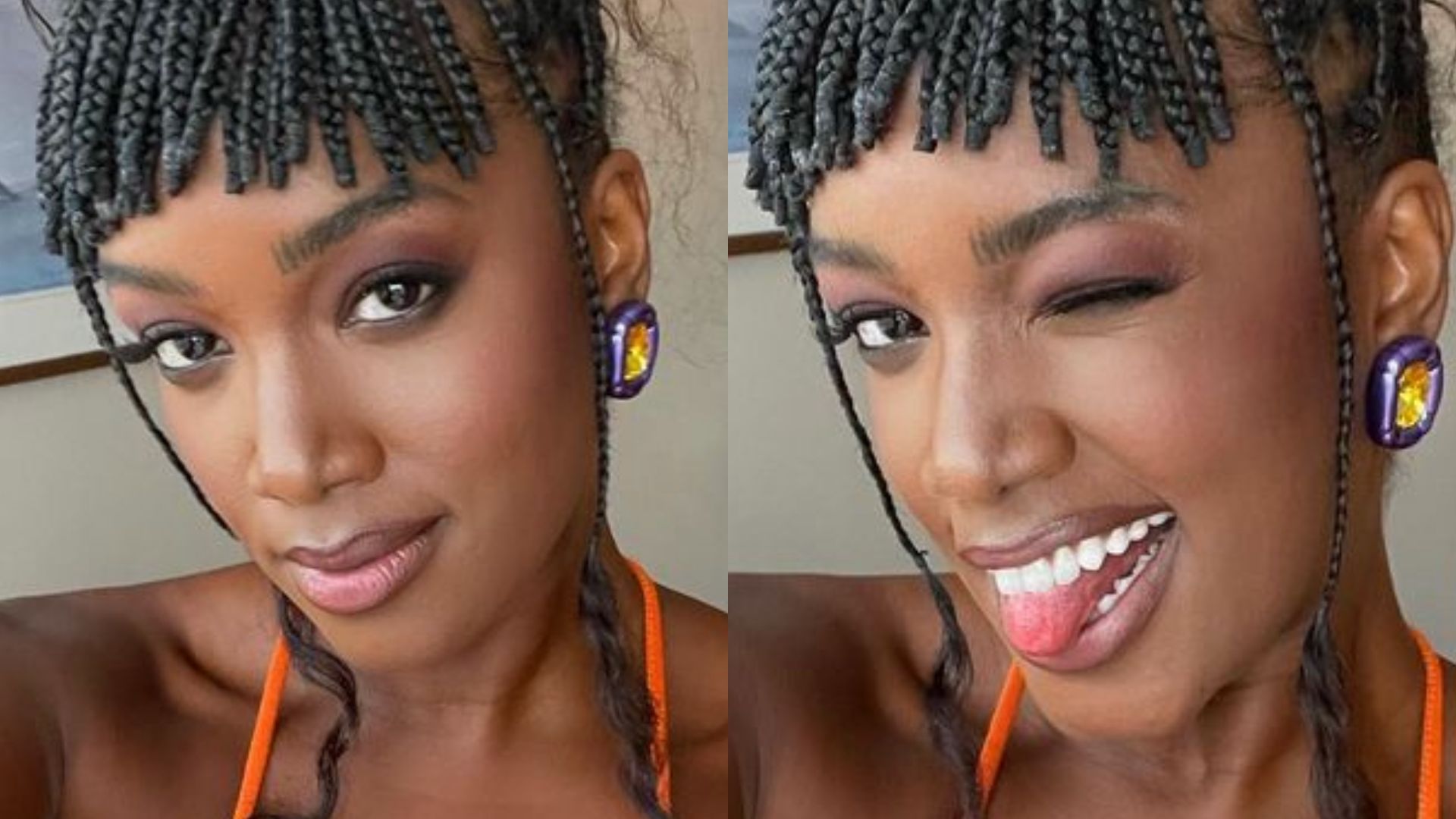 Iza surge poderosa ao assumir novo visual de franjinha: “É uma miragem!”