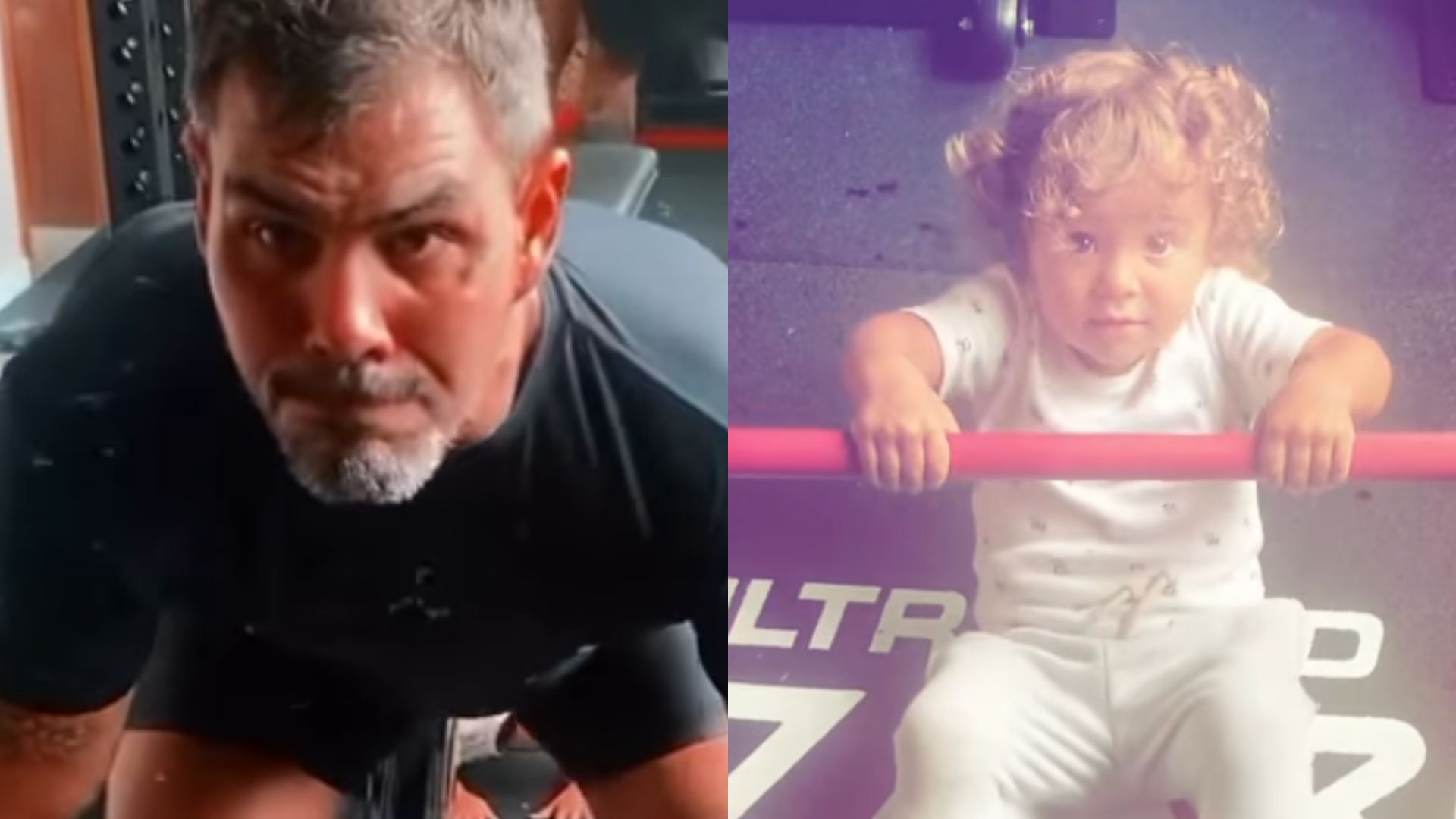 Juliano Cazarré explode o fofurômetro com vídeo fofo da filha, Maria Madalena