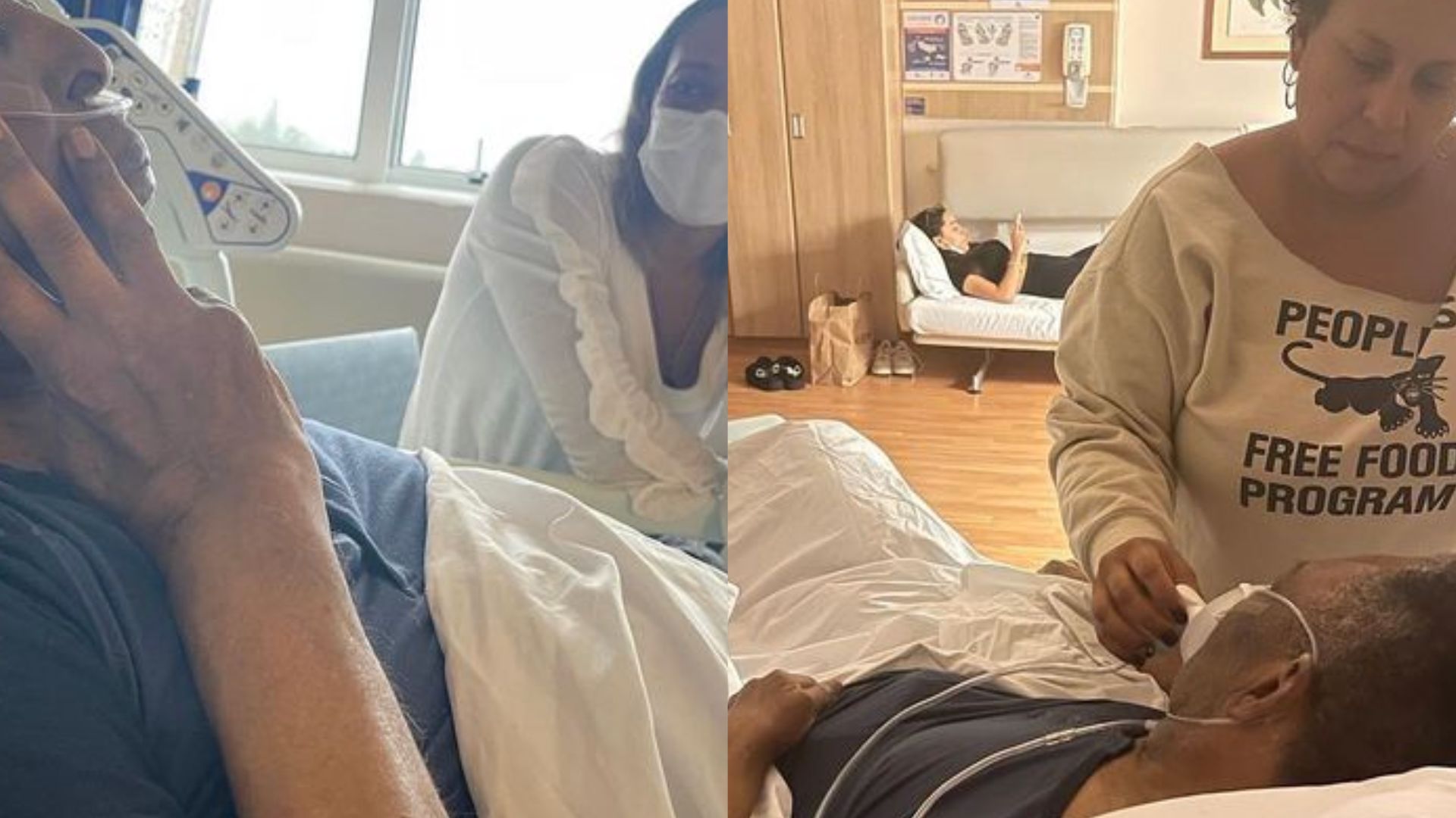 Quinze dias após a morte de Pelé, Kely Nascimento publica fotos inéditas com o pai ainda internado