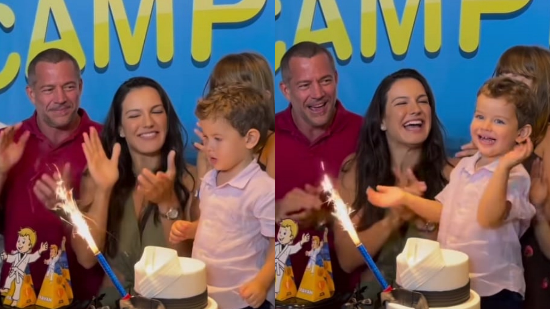 Com festa luxuosa, Kyra Gracie e Malvino Salvador comemoram aniversário de 2 anos do filho