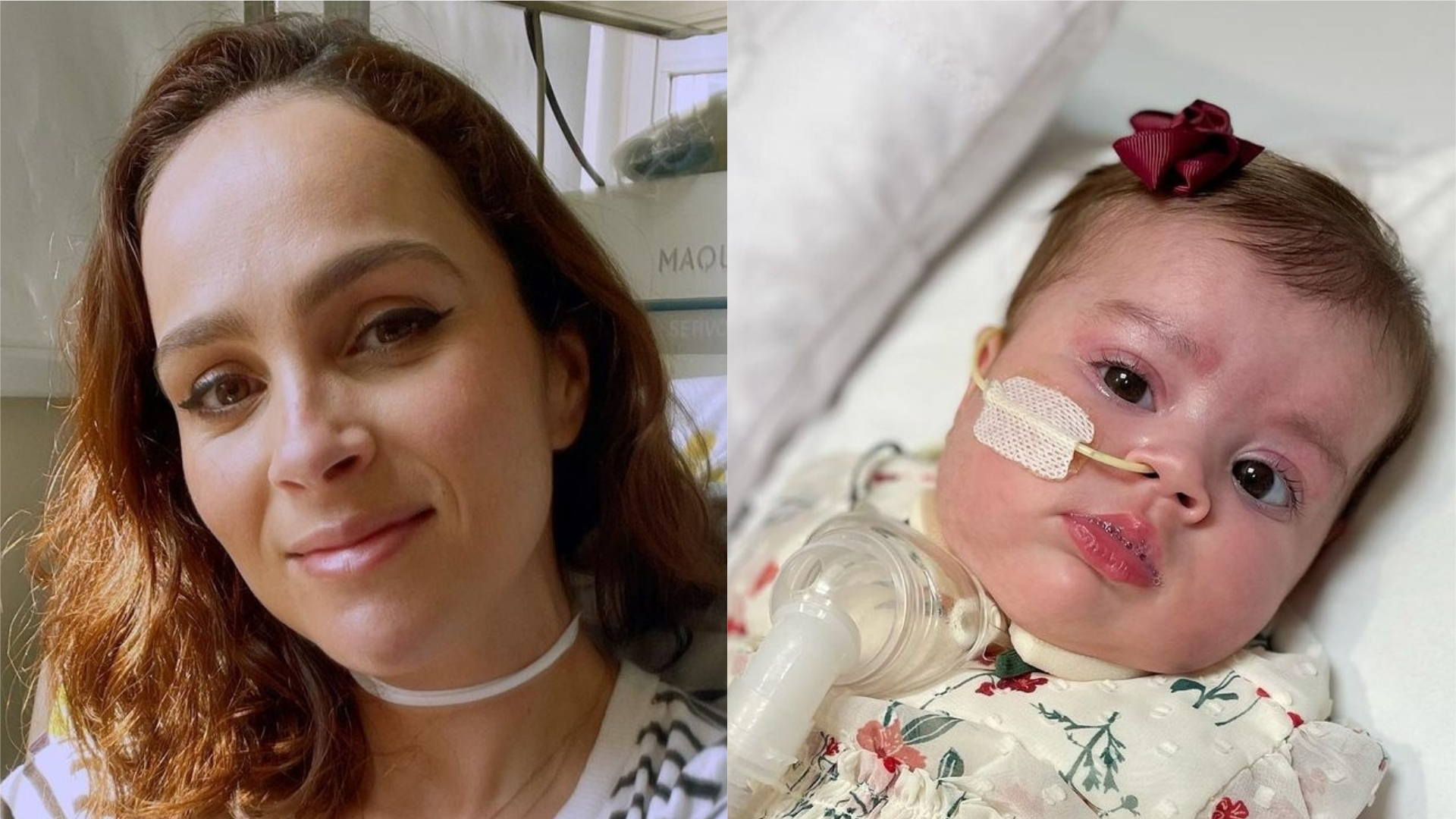 Letícia Cazarré atualiza estado de saúde da filha internada: “Bem melhor”
