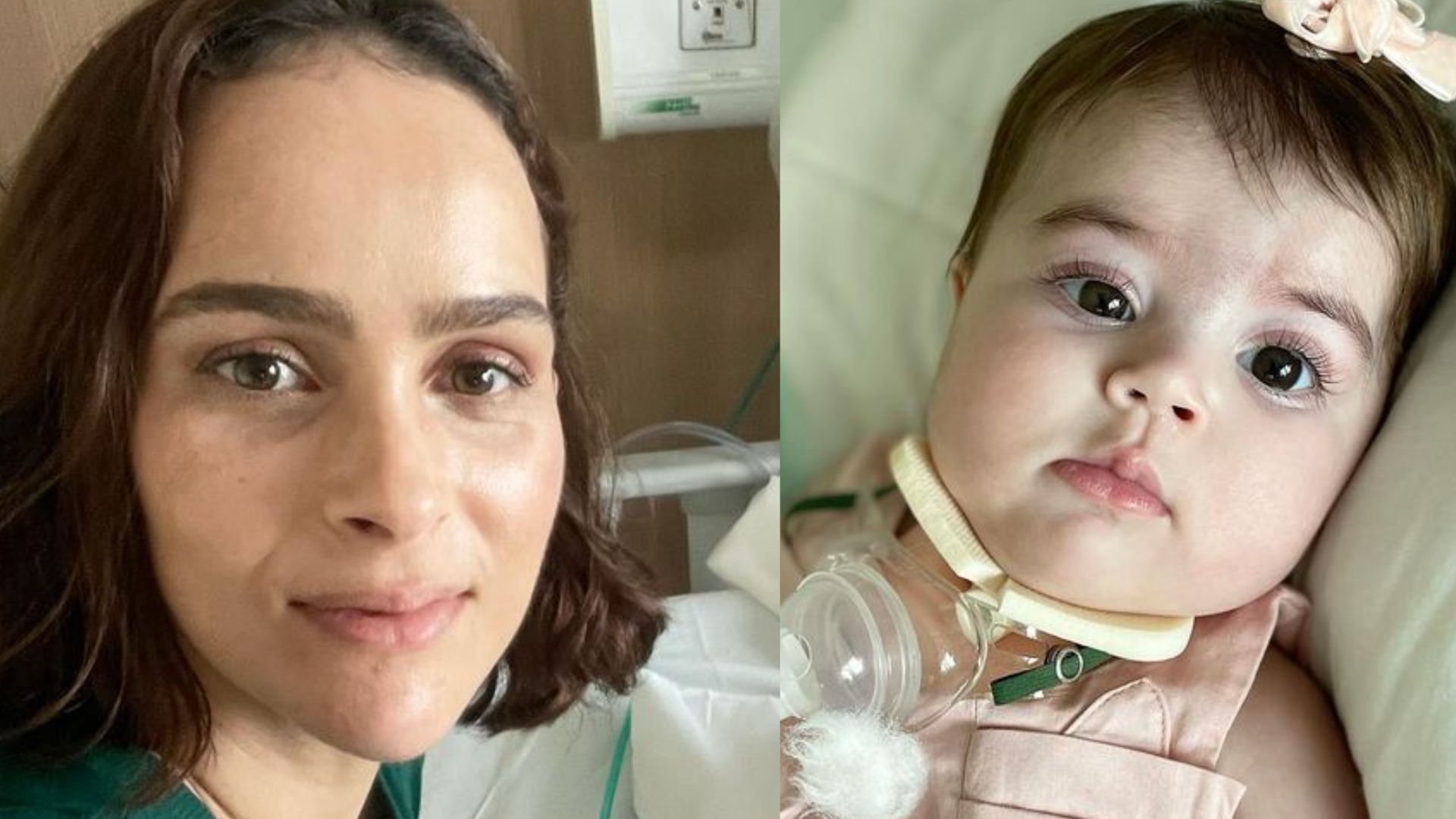 Na UTI, Leticia Cazarré celebra os 07 meses de vida da filha: “Te amo!”