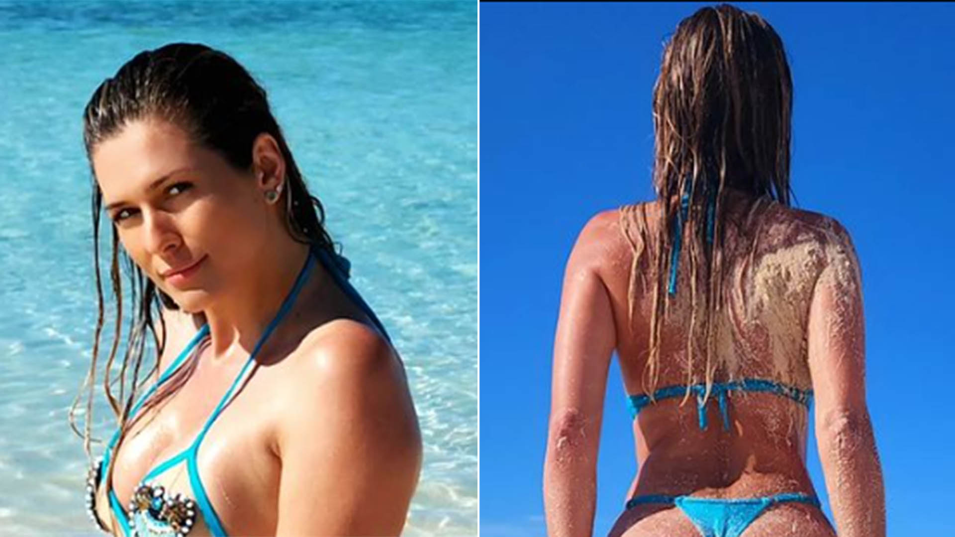 De biquíni fio-dental, Lívia Andrade exibe o bumbum e diz que fez procedimento estético
