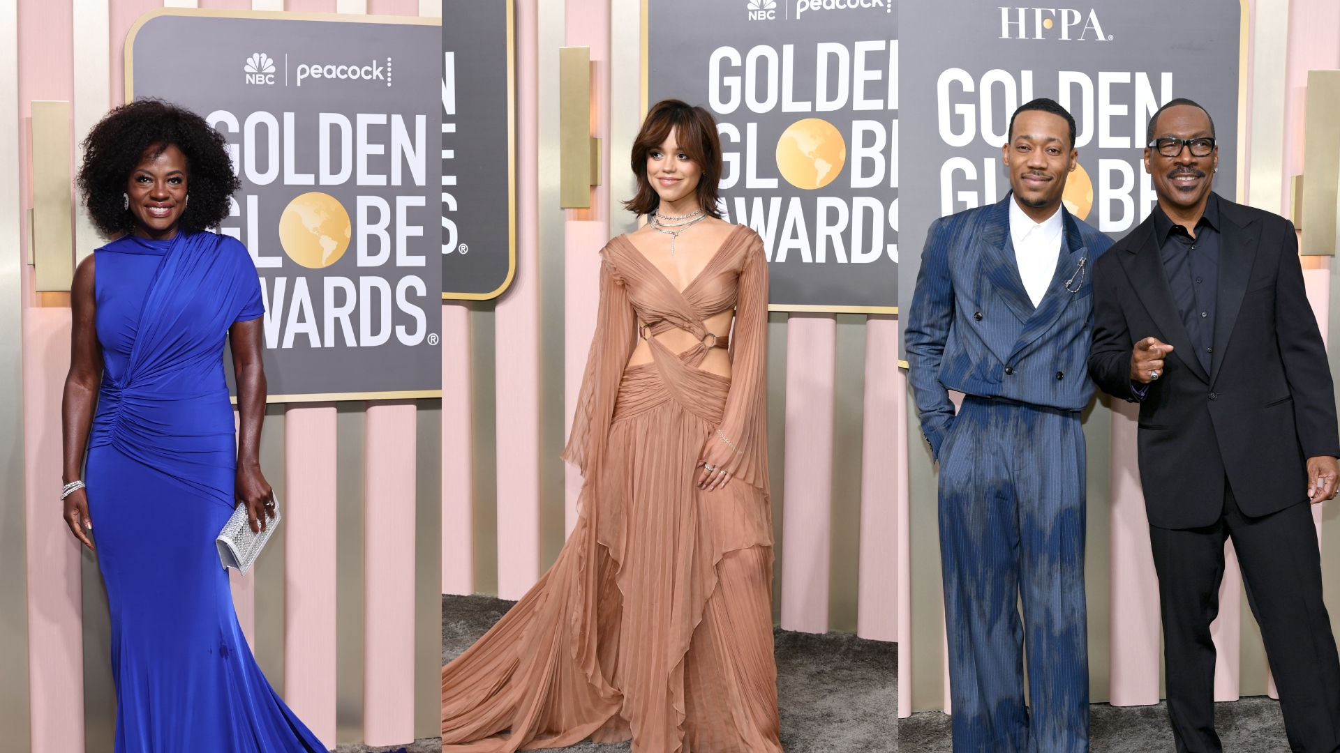 Globo de Ouro 2023: Veja os looks dos famosos no tapete vermelho