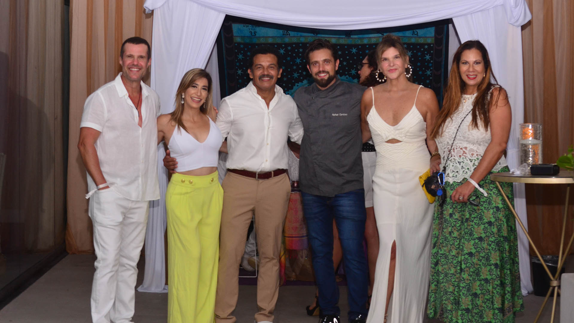 Rafael Cardoso e Cristiana Oliveira reúnem vips no Rio