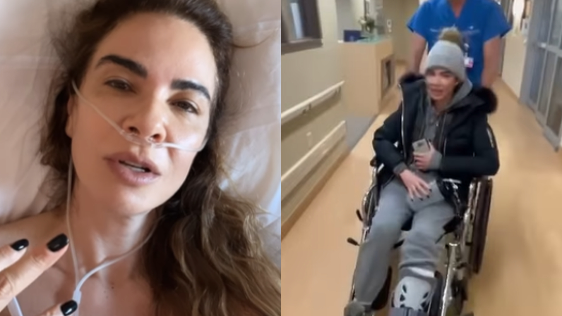 Luciana Gimenez recebe alta após acidente grave de esqui nos EUA