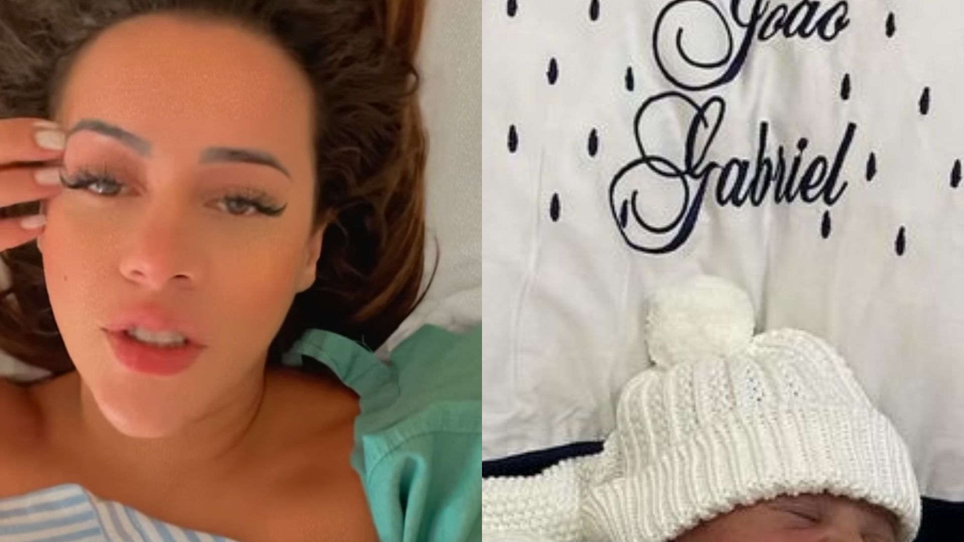 Maiára Quiderolly encanta os internautas ao mostrar a primeira foto do filho recém-nascido