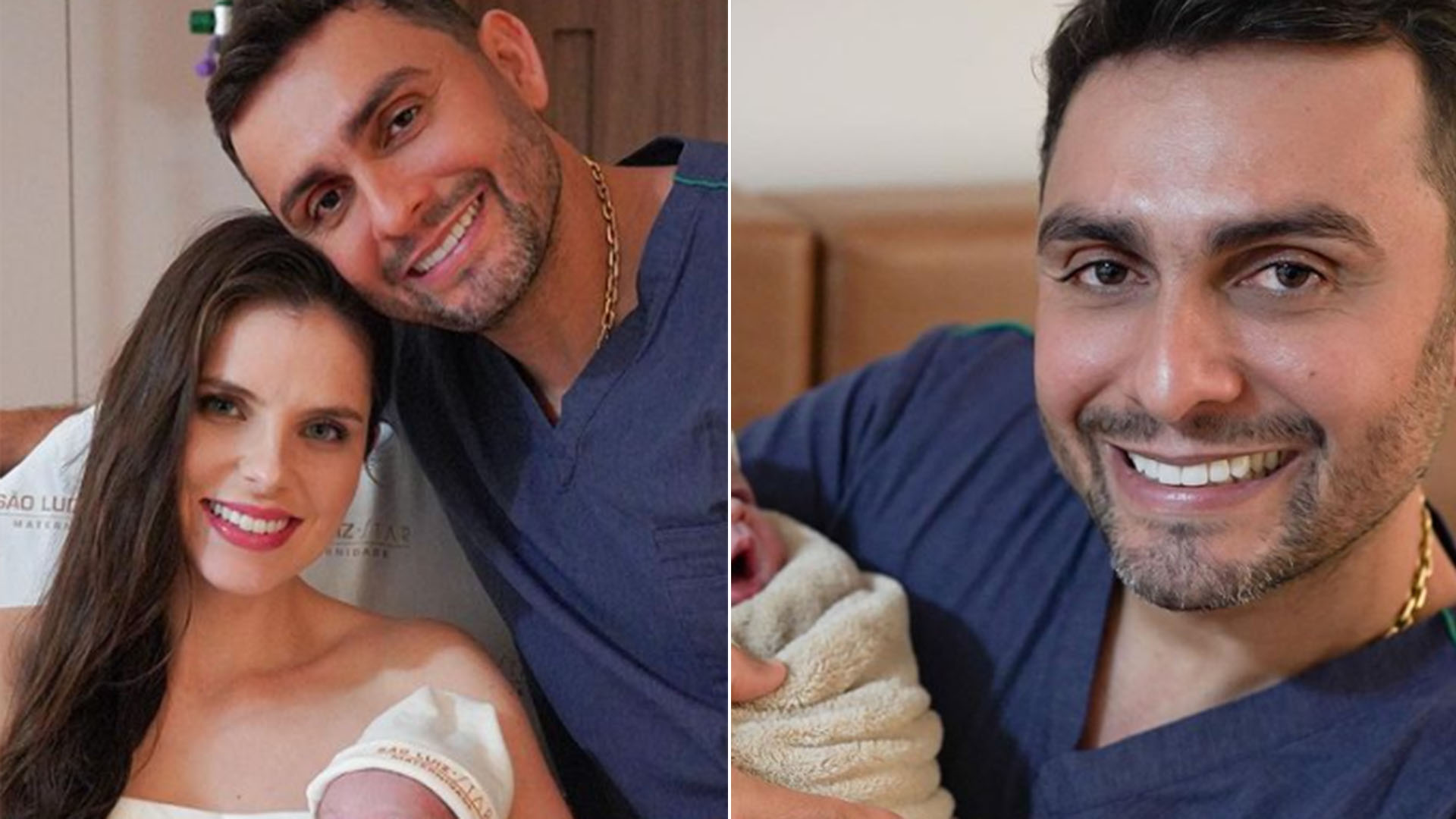 Nasce Maria Clara, filha de Mano Walter e Debora Silva