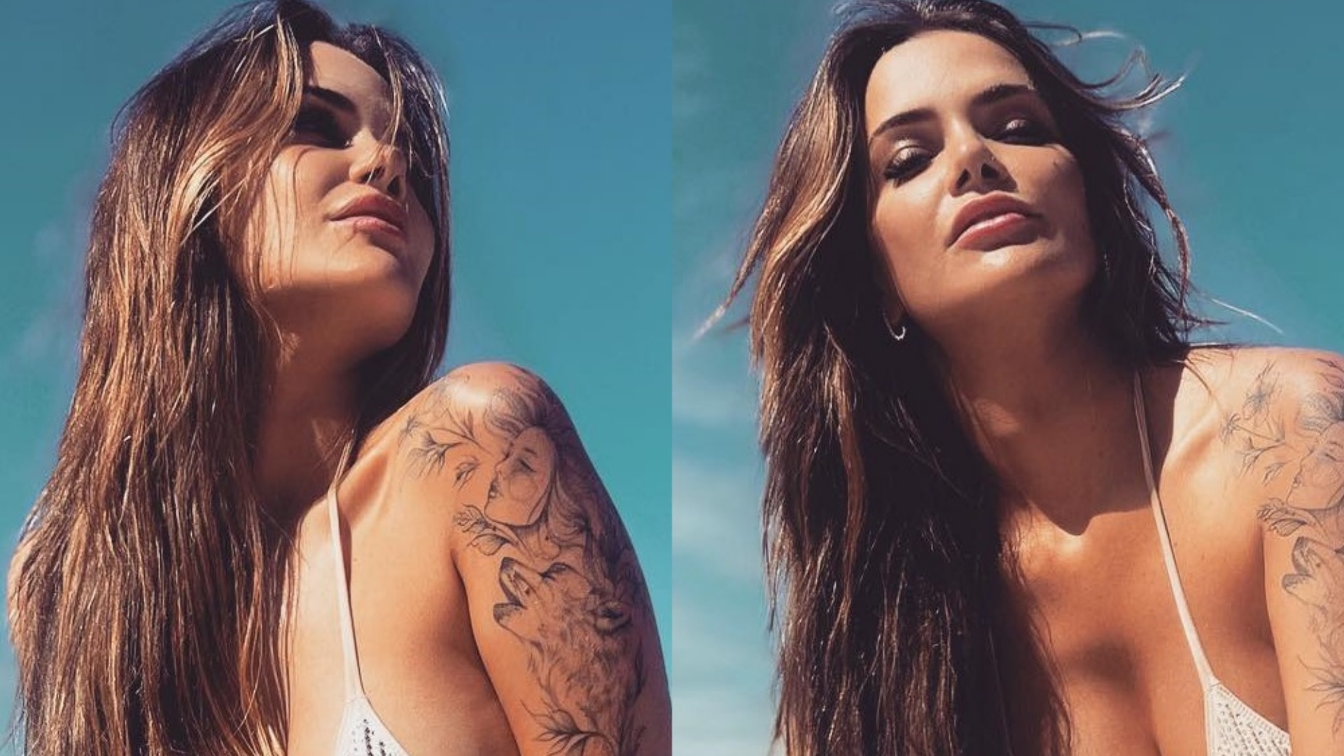 Com biquíni fininho, Marcela Mc Gowan ostenta corpaço em cliques na praia: “É uma deusa”