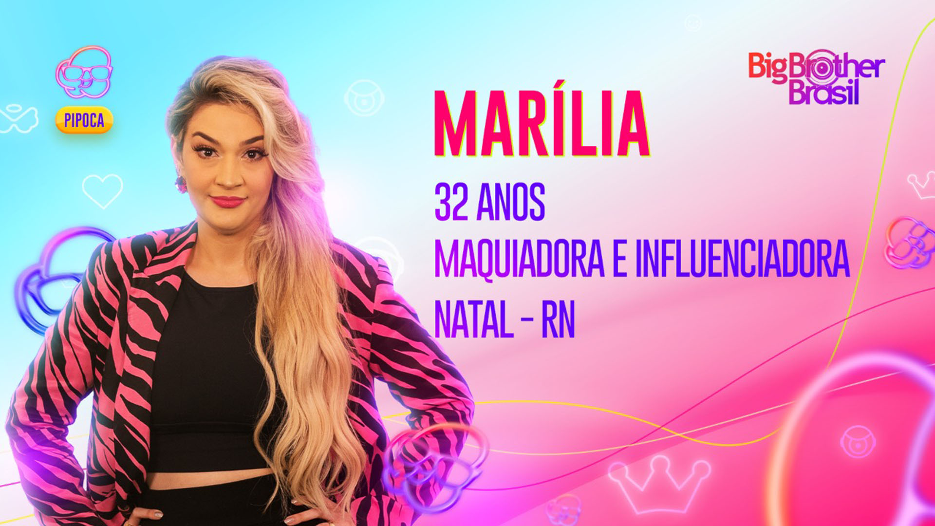 BBB 23: Marília é Pipoca, mas já tem 2 milhões de seguidores nas redes sociais