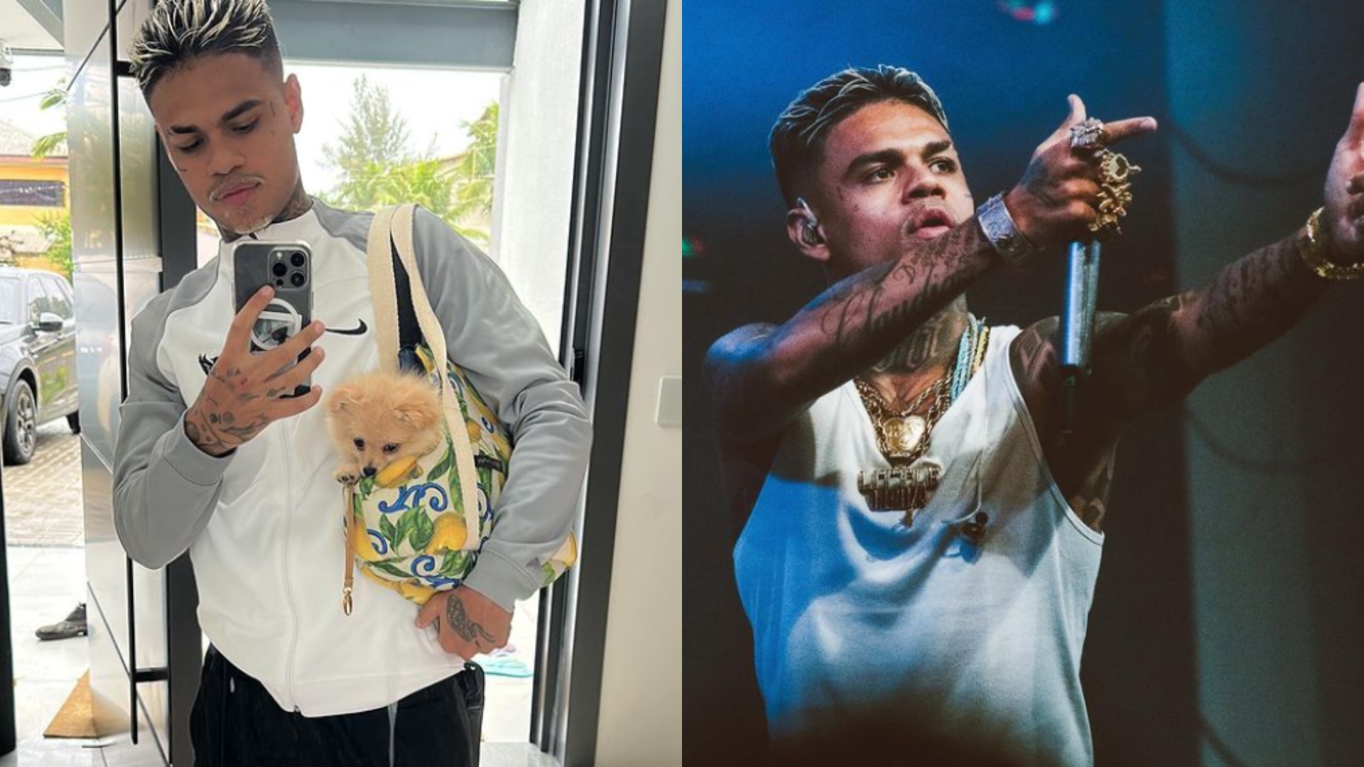 MC Cabelinho, namorado de Bella Campos, é alvo de intolerância religiosa nas redes sociais