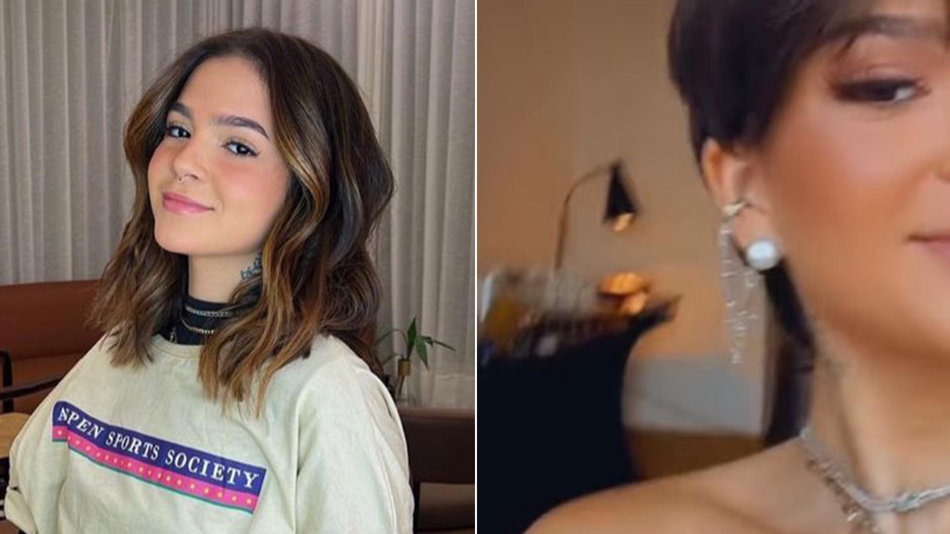 Mel Maia aparece com novo visual e surpreende: “Para me ajudar na transição capilar”