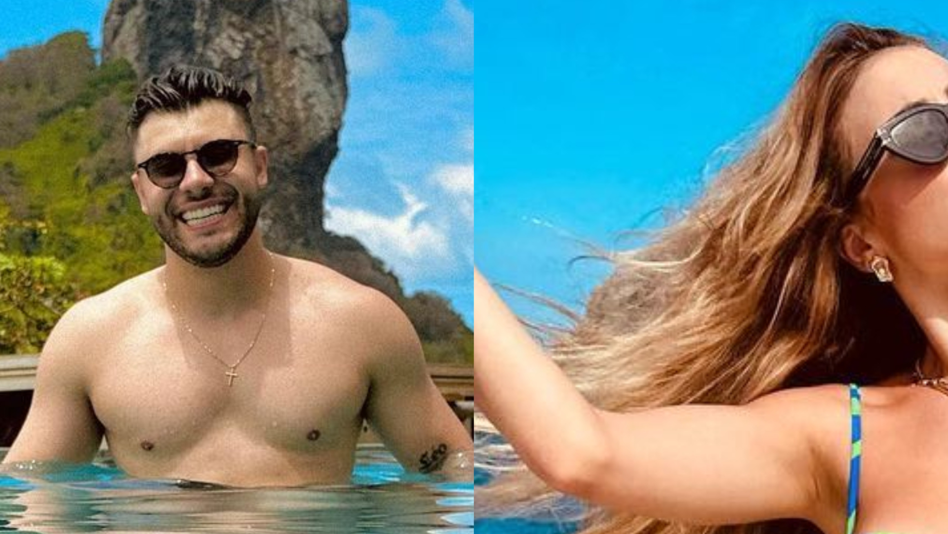 Murilo Huff, ex de Marília Mendonça, curte viagem em Noronha com affair
