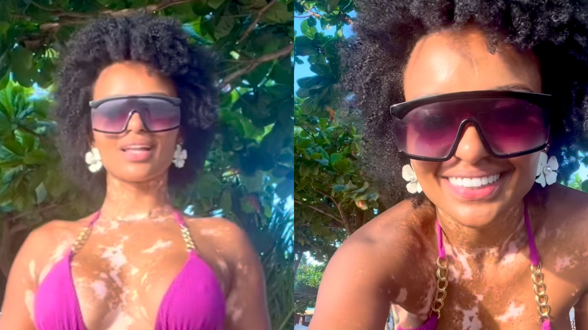 Natália Deodato rebola muito de fio-dental e ostenta corpaço sarado:”Não tem uma imperfeição!”