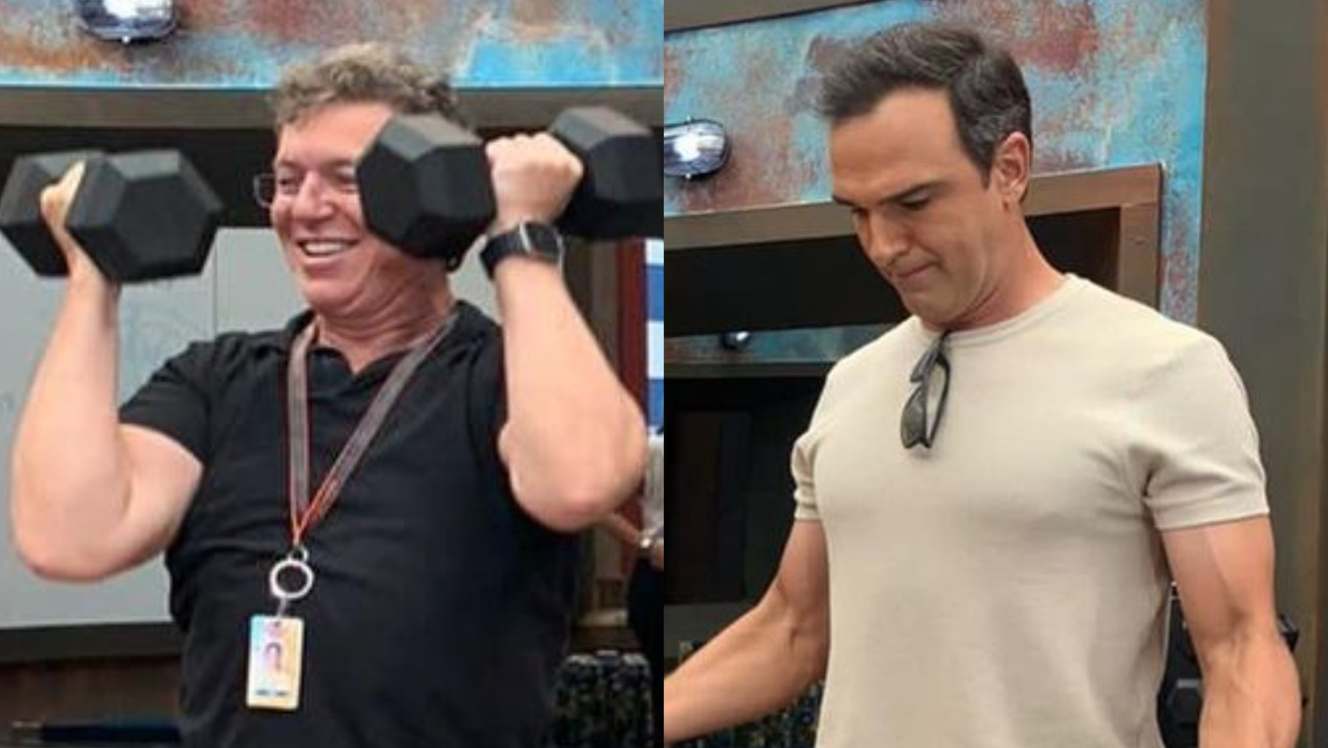 Boninho e Tadeu Schmidt mostram academia do BBB 23! Veja as primeiras fotos
