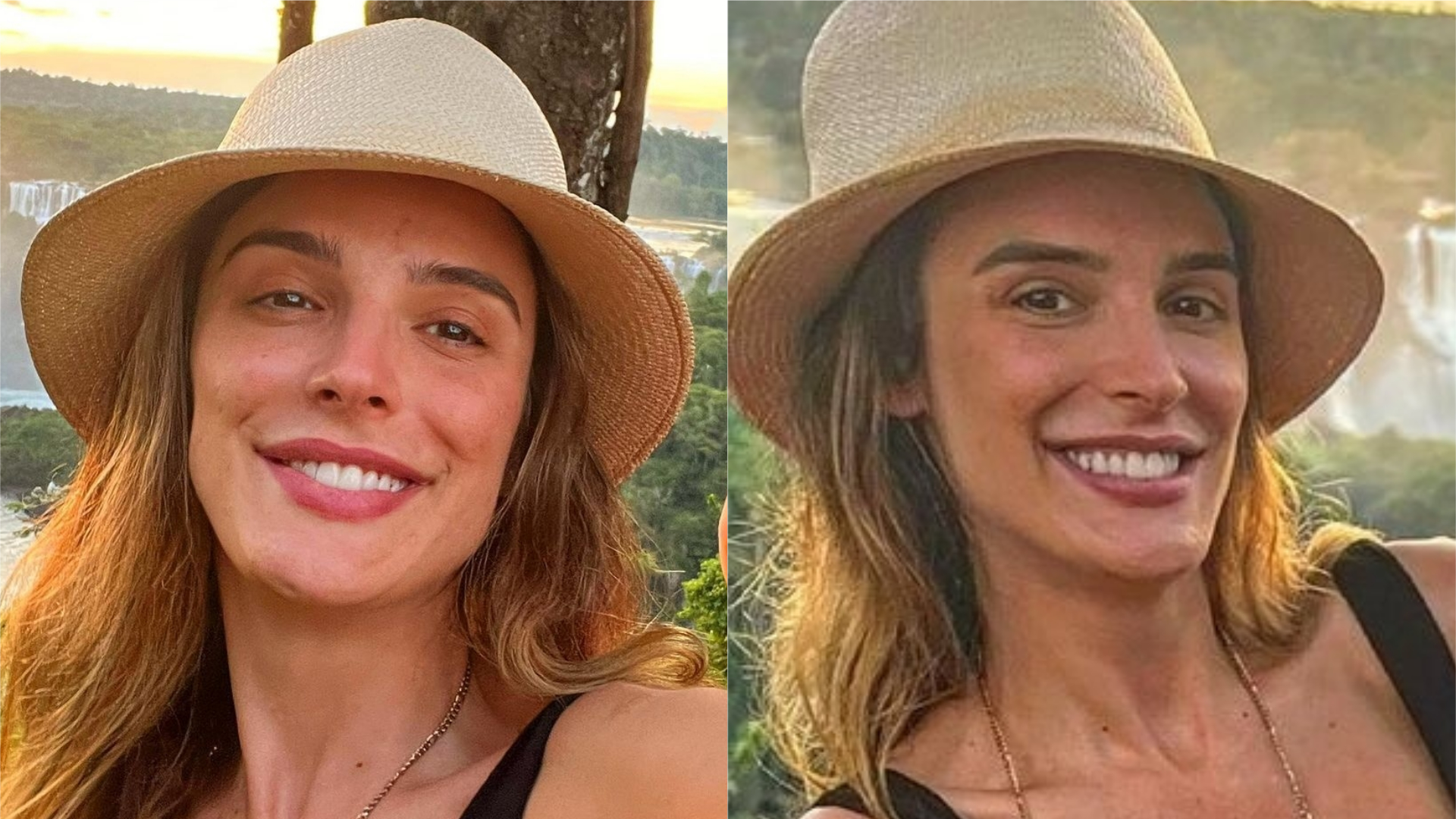 Rafa Brites se emociona ao visitar Cataratas do Iguaçu com a família: “Toda vez sinto essa sensação”