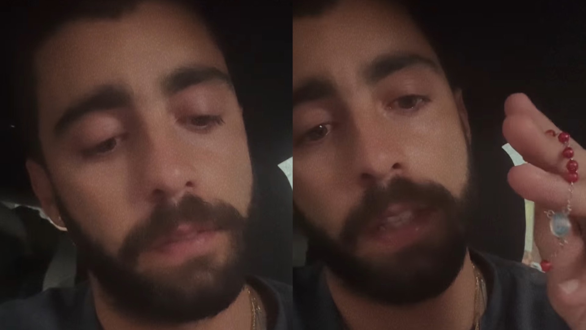 Pedro Scooby sai do hospital com os olhos marejados: “dia difícil para Aurora”