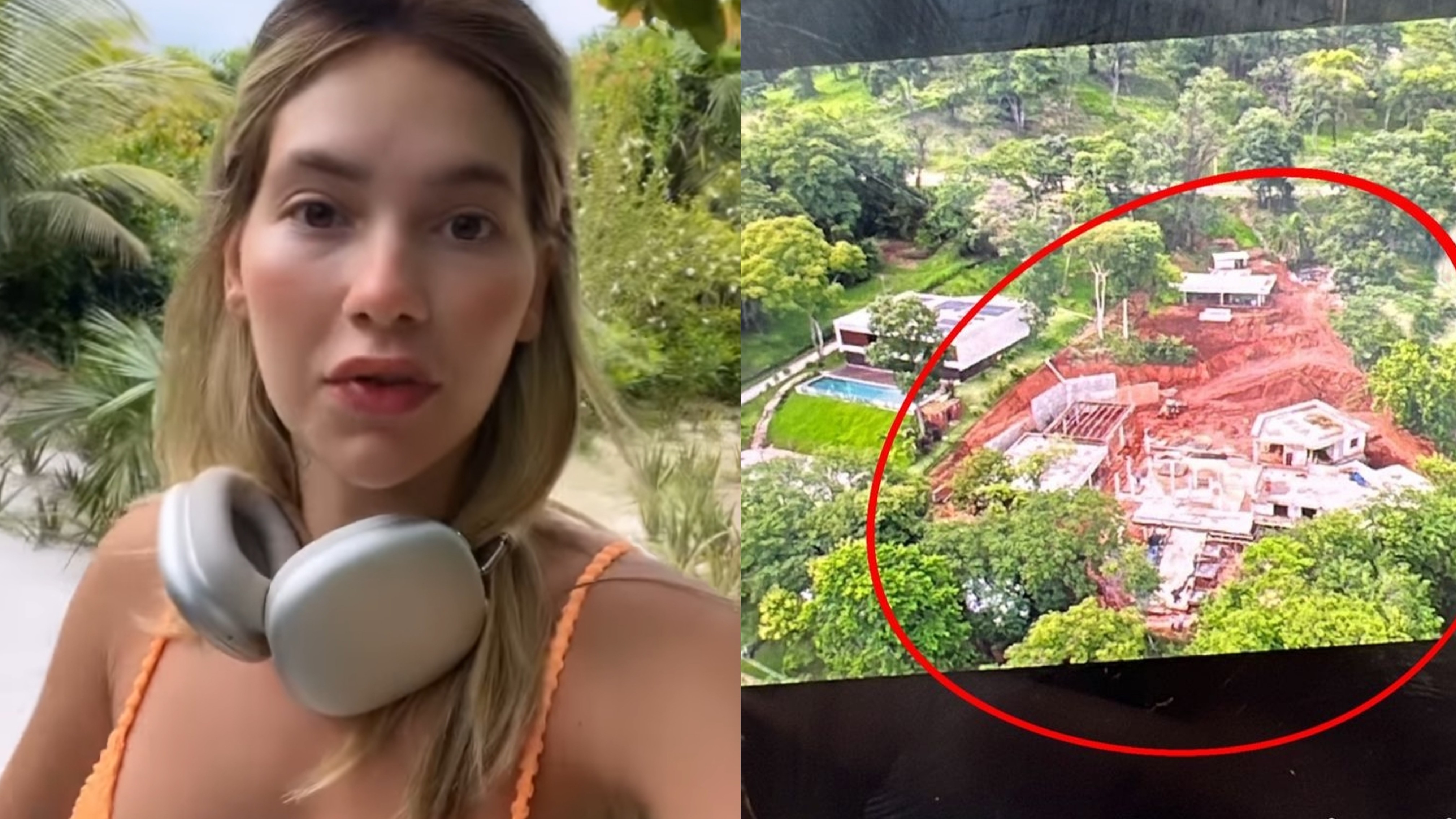 Um palácio! Virginia Fonseca mostra obras da sua nova mansão: “Olha como está ficando”