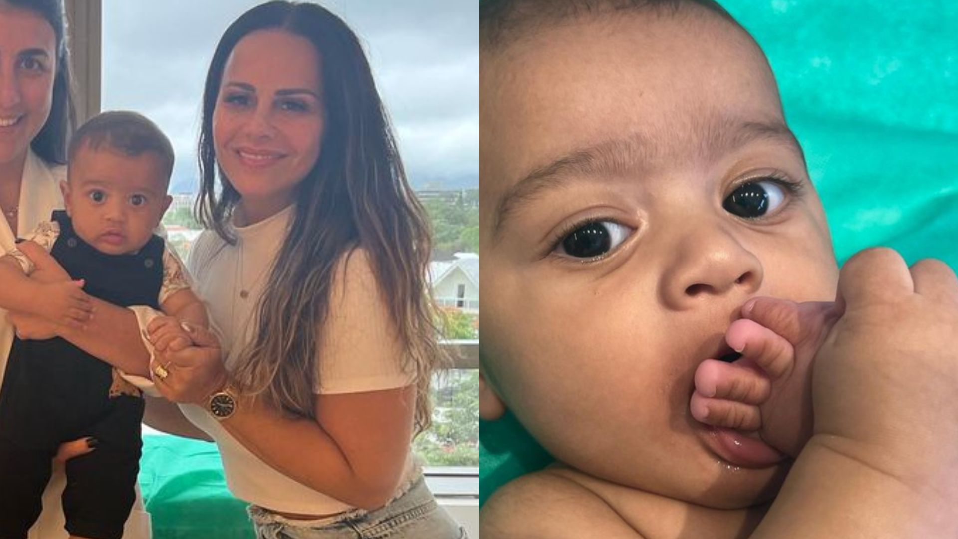 Viviane Araújo se derrete ao celebrar 04 meses de vida de Joaquim: “Um príncipe!”