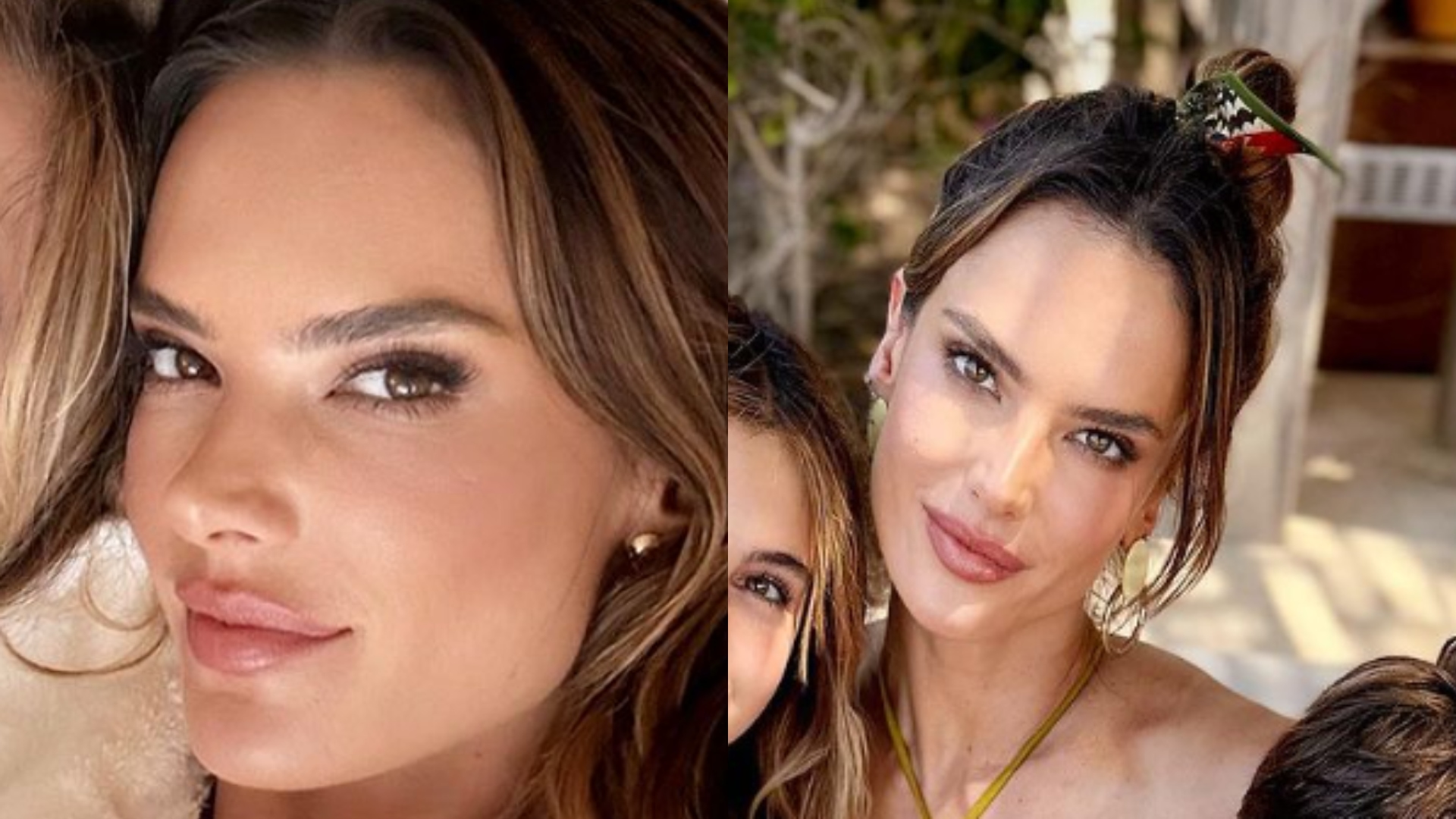 Alessandra Ambrosio encanta com cliques raros ao lado de família na Turquia