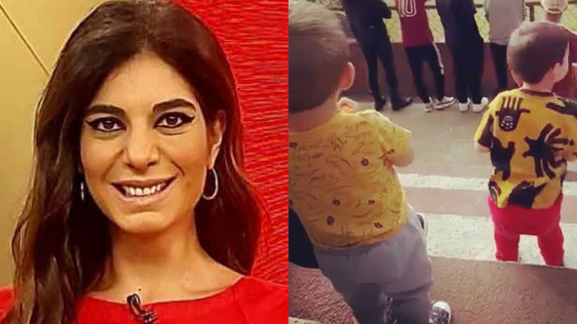 Andréia Sadi explode o fofurômetro ao mostrar primeira vez dos filhos no estádio