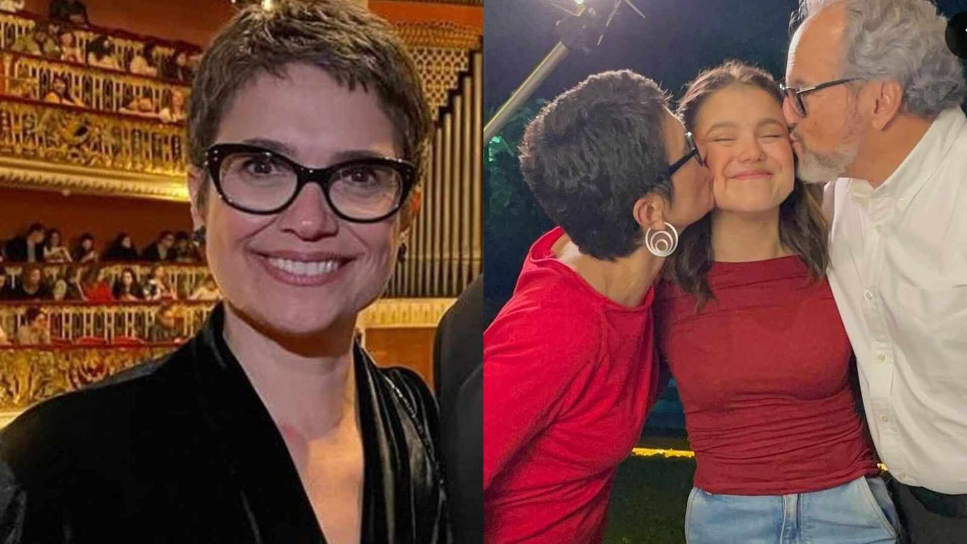 Filha de Sandra Annenberg com jornalista comemora aniversário: ‘Faz 20 anos’