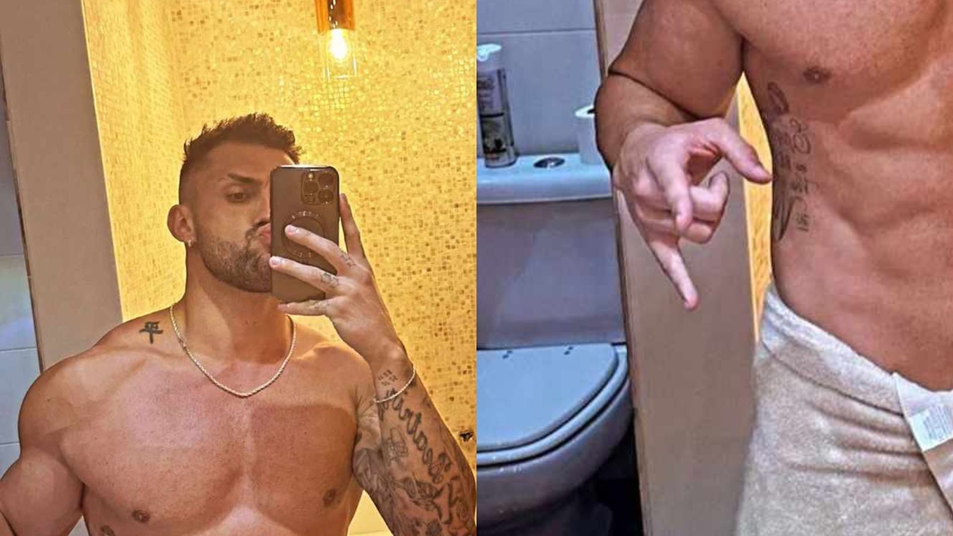 Arthur Picoli aparece só de toalha e provoca seguidores: “Tá pago”