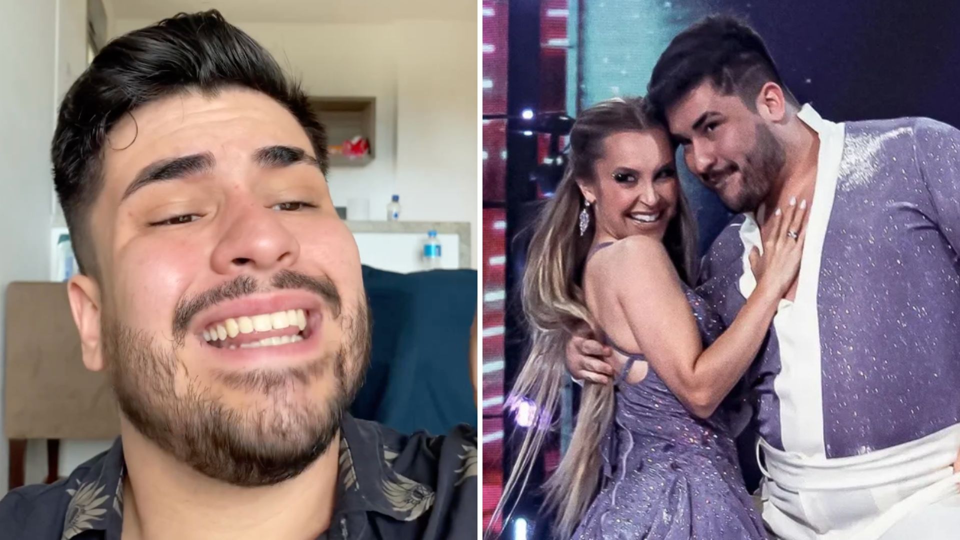 Bailarino de Carla Diaz chora após derrota polêmica na final do Dança: “Aliviado”