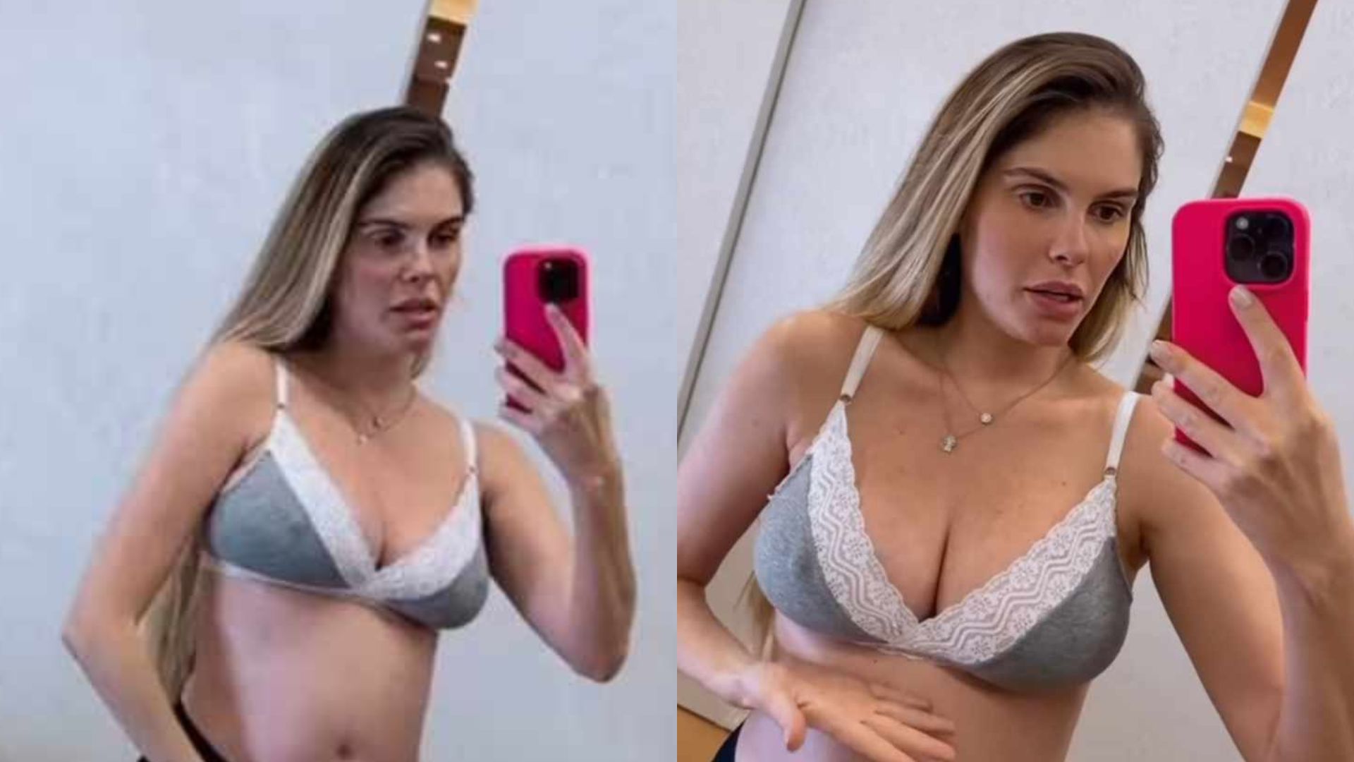 Grávida, Bárbara Evans mostra com detalhes as mudanças em seu corpo