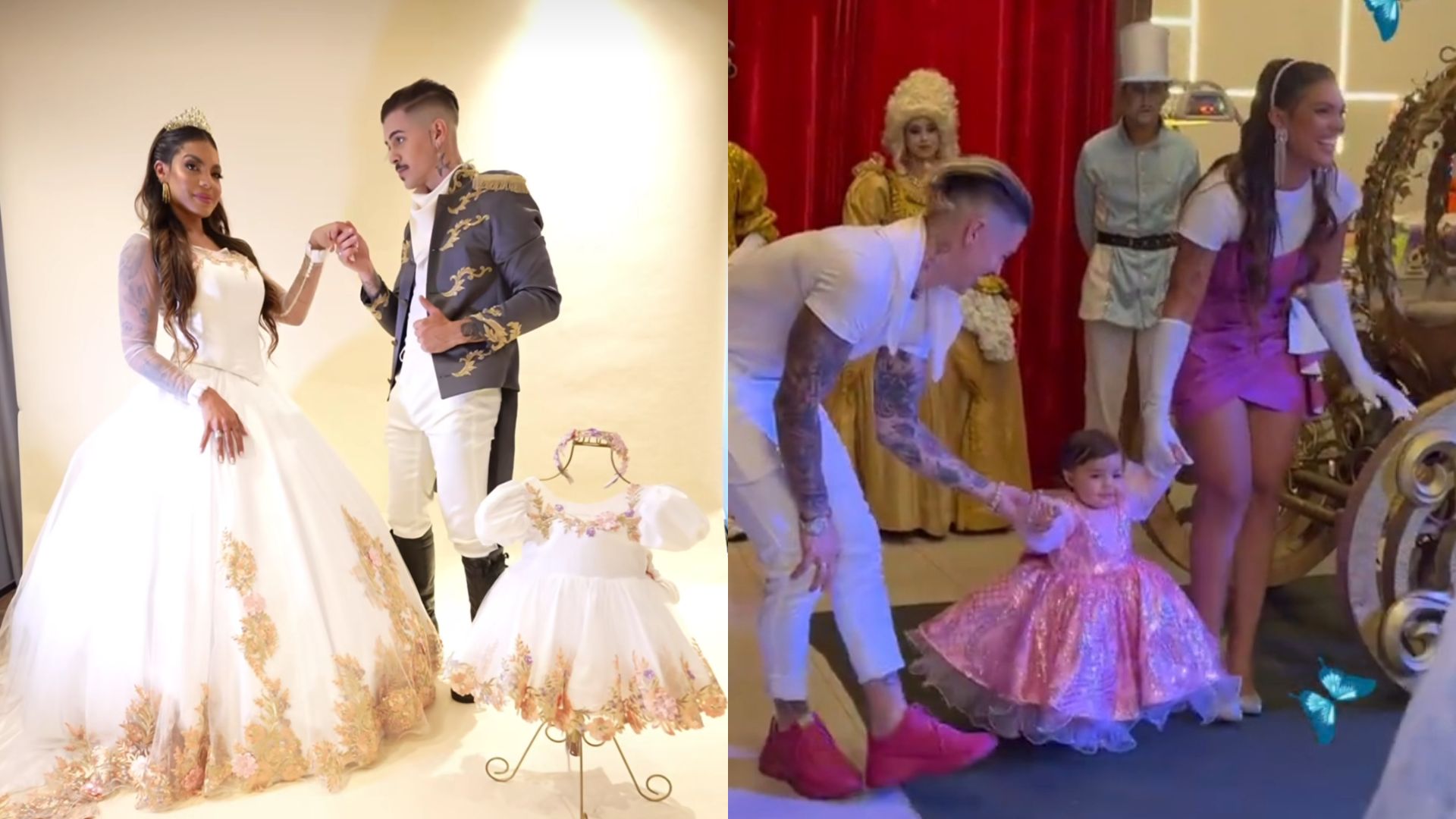 Biel e Tays Reis mostram detalhes do primeiro aniversário da filha