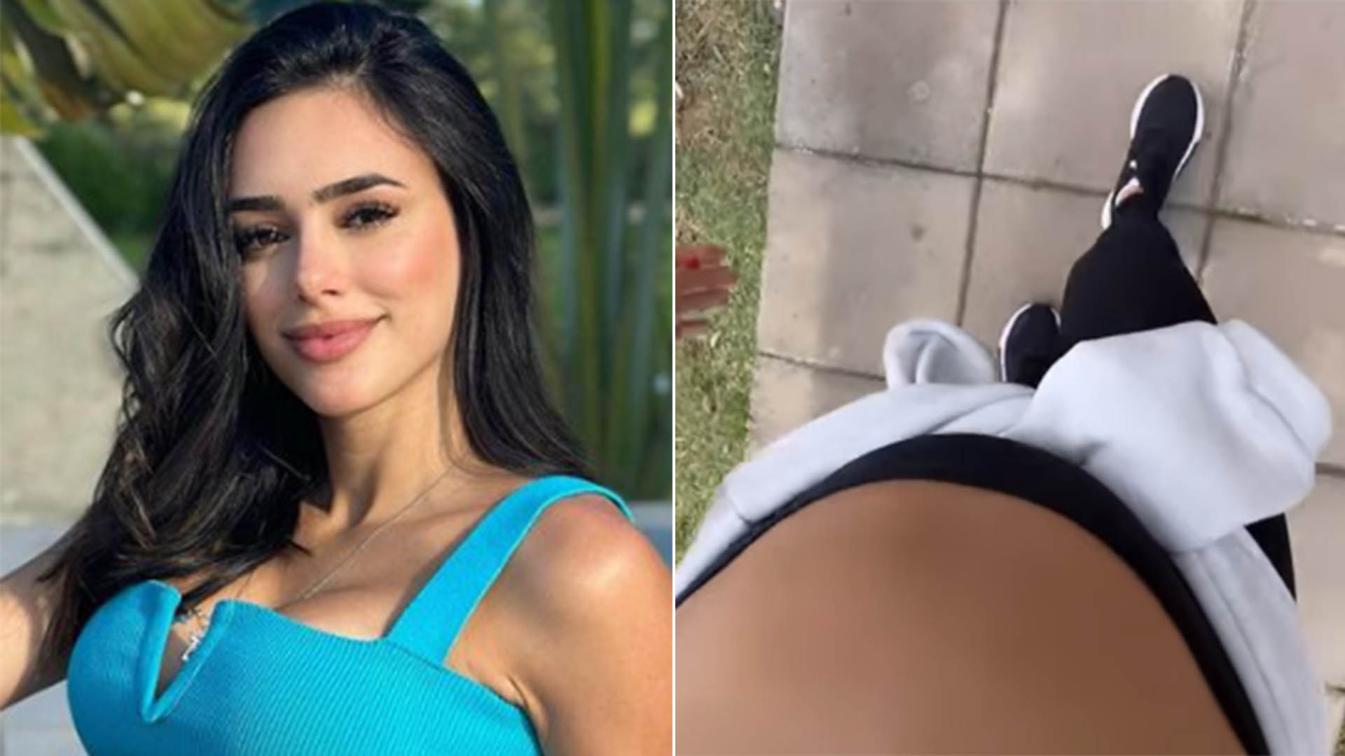 Grávida, Bruna Biancardi exibe o barrigão em passeio ao ar livre